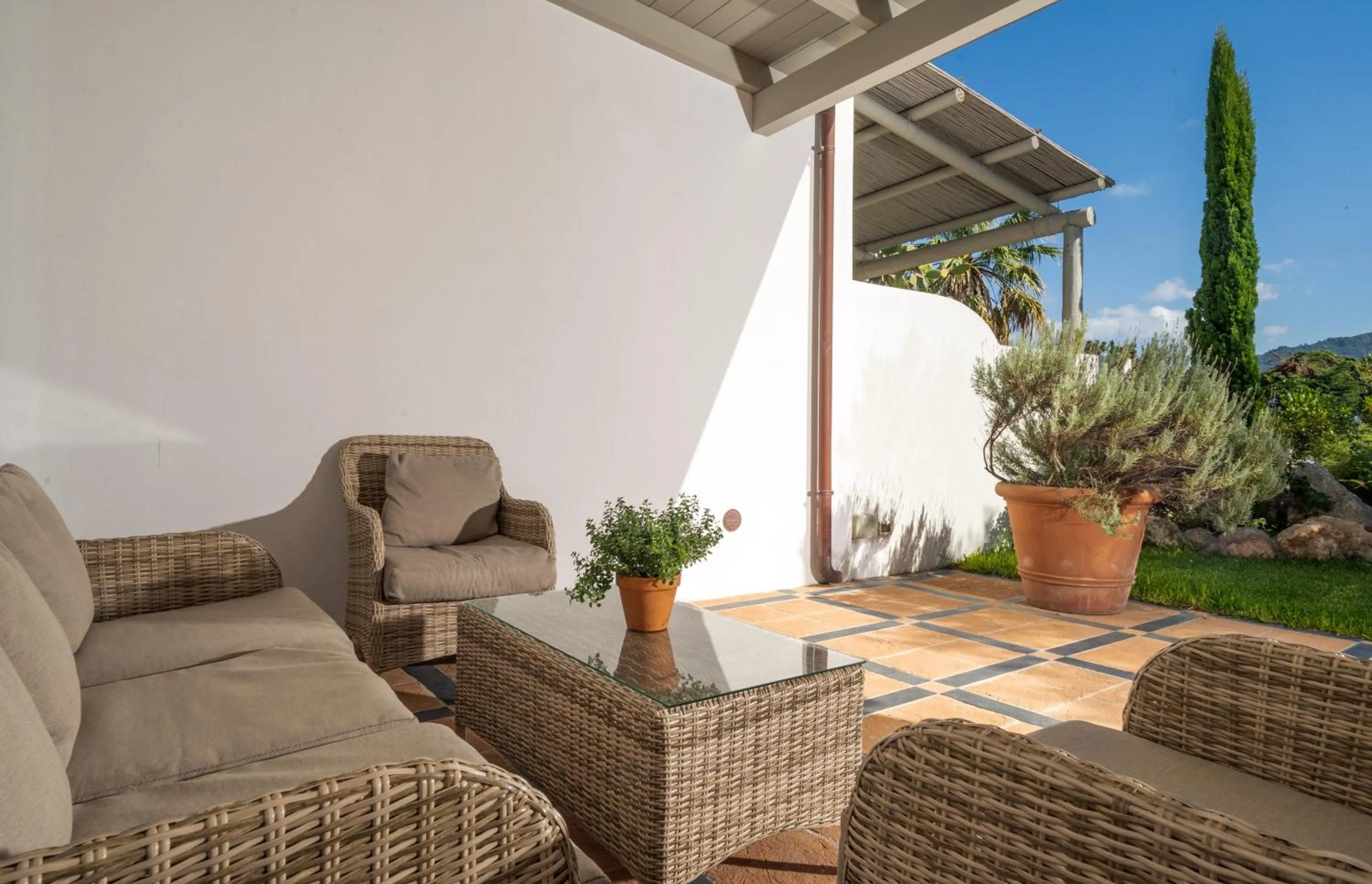 Patio in Botania Relais & Spa - The Leading Hotels of the World