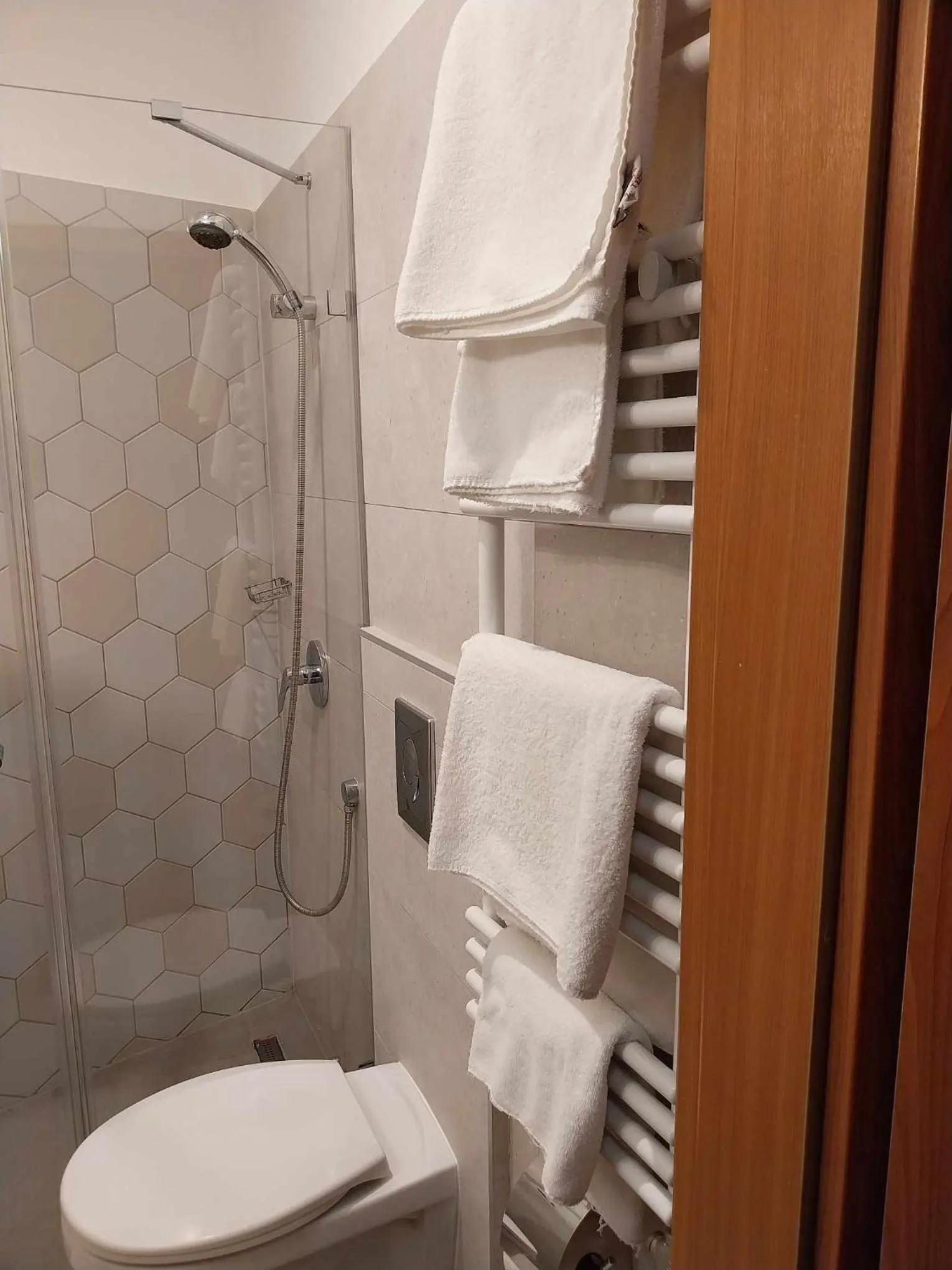 Bathroom in Erhardt Panzió