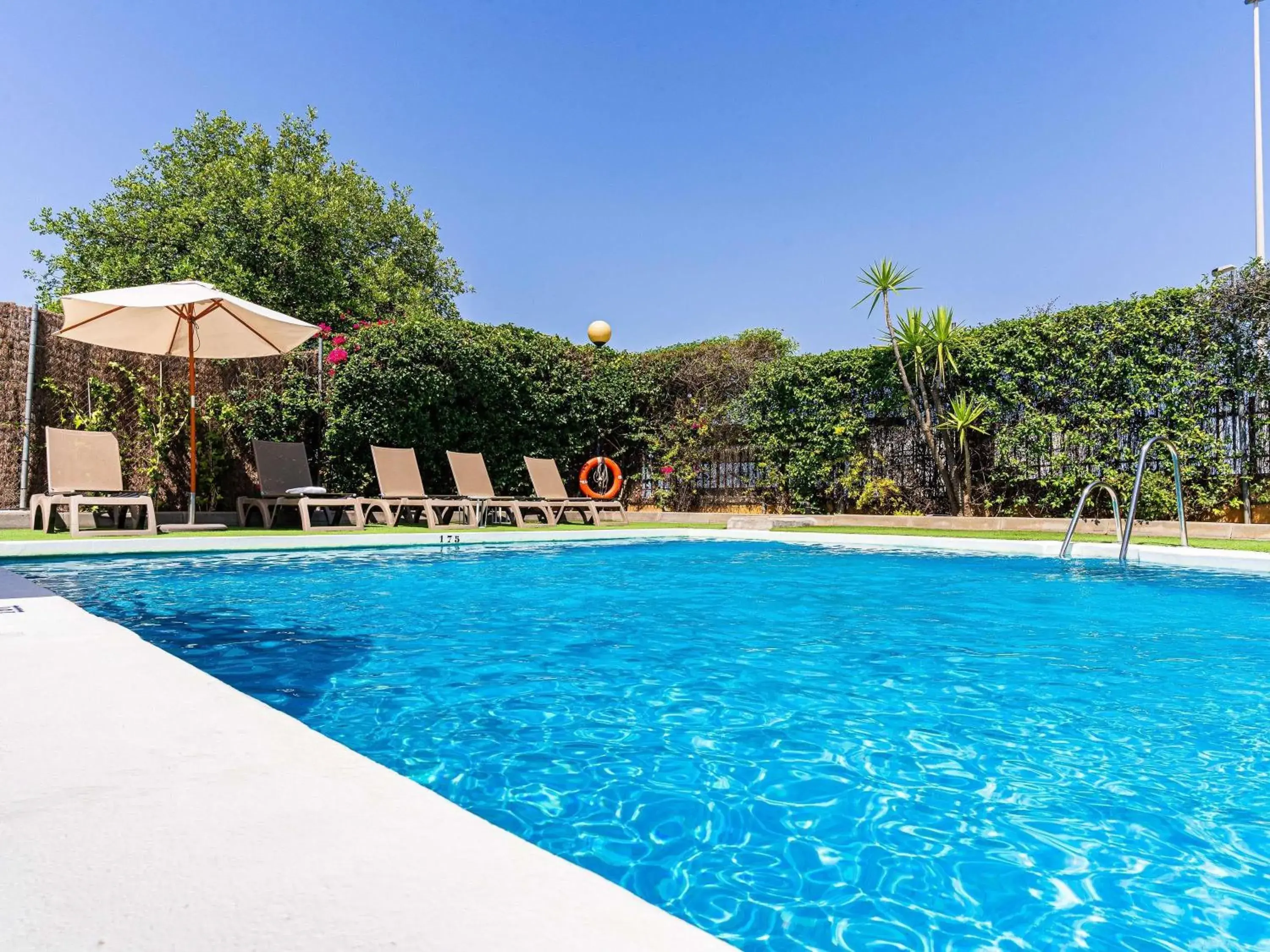 Pool view in Ibis Jerez De La Frontera Cadiz Pool view in Ibis Jerez De La Frontera Cadiz