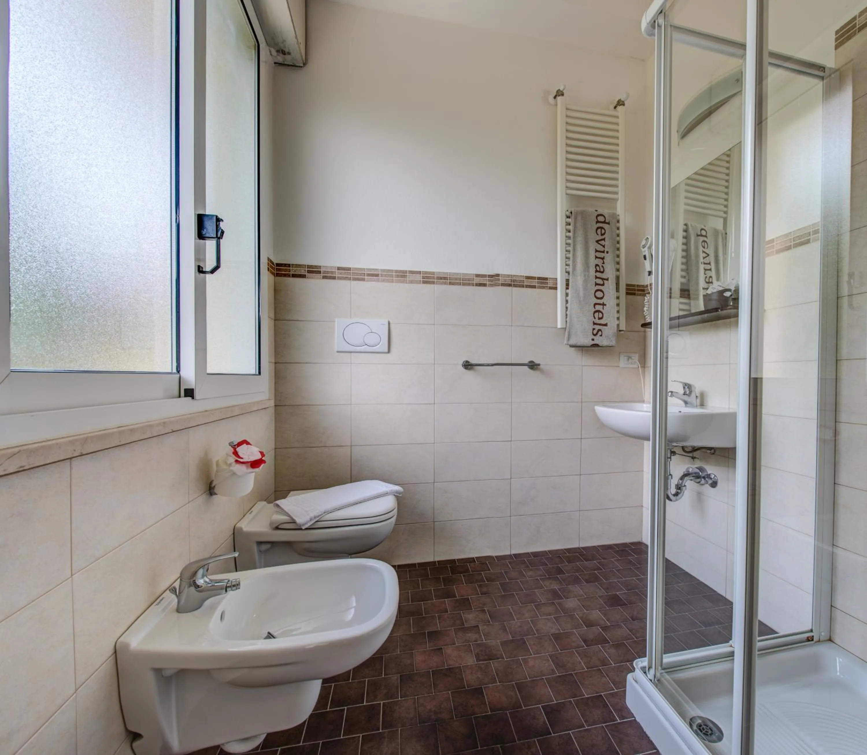 Bathroom in Hotel Tiziana