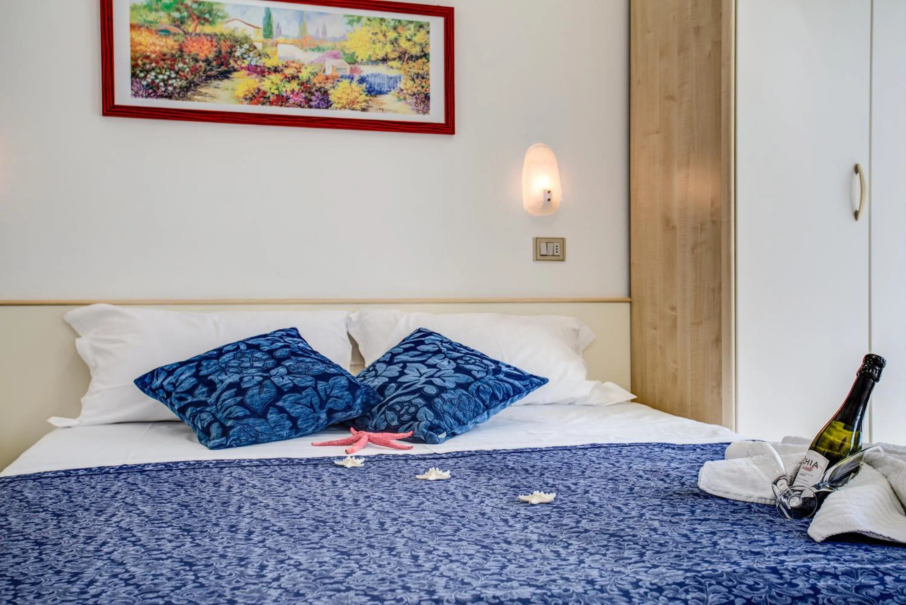 Bed in Hotel Tiziana