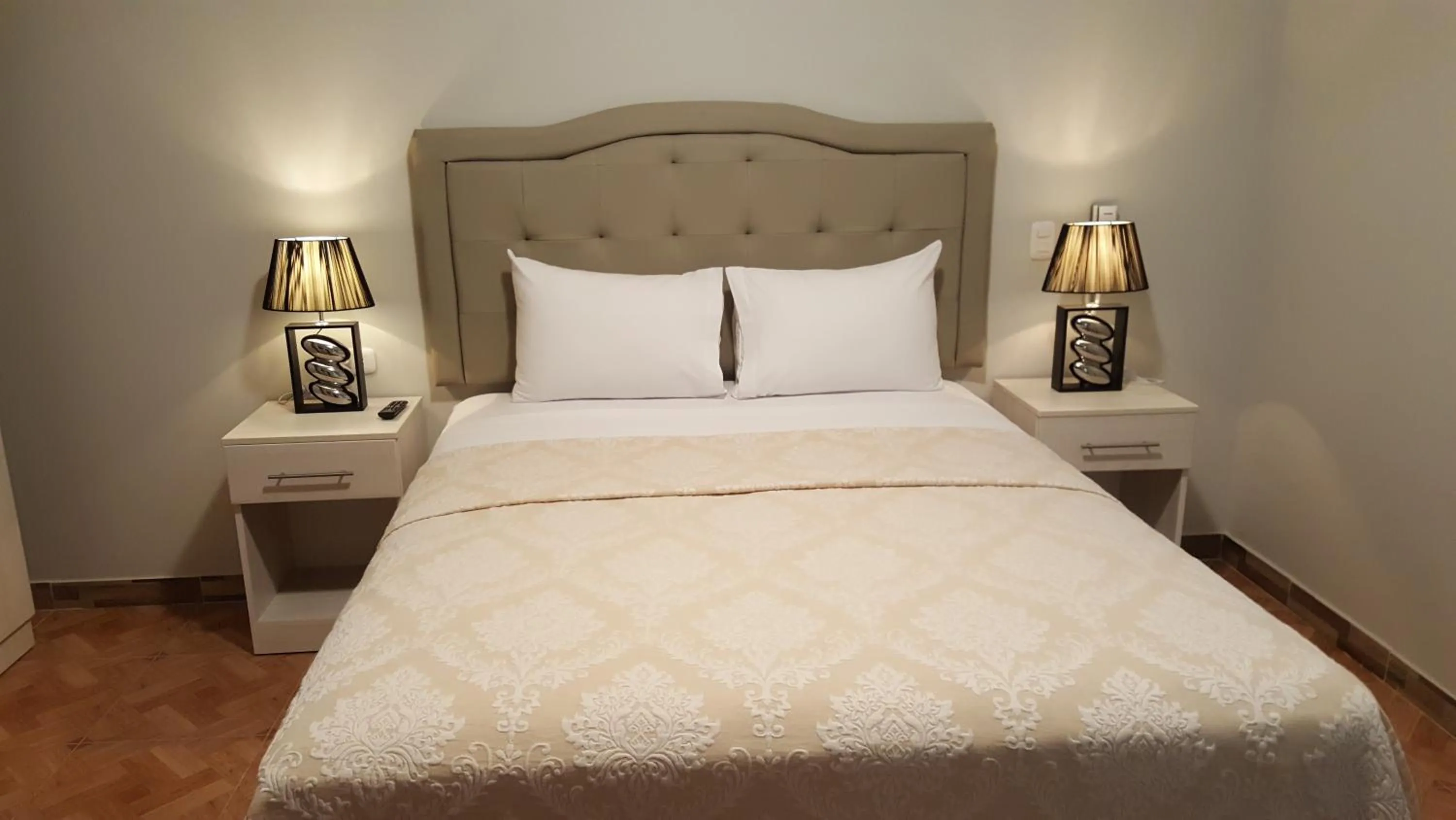 Bed in Terraza Apart Hotel