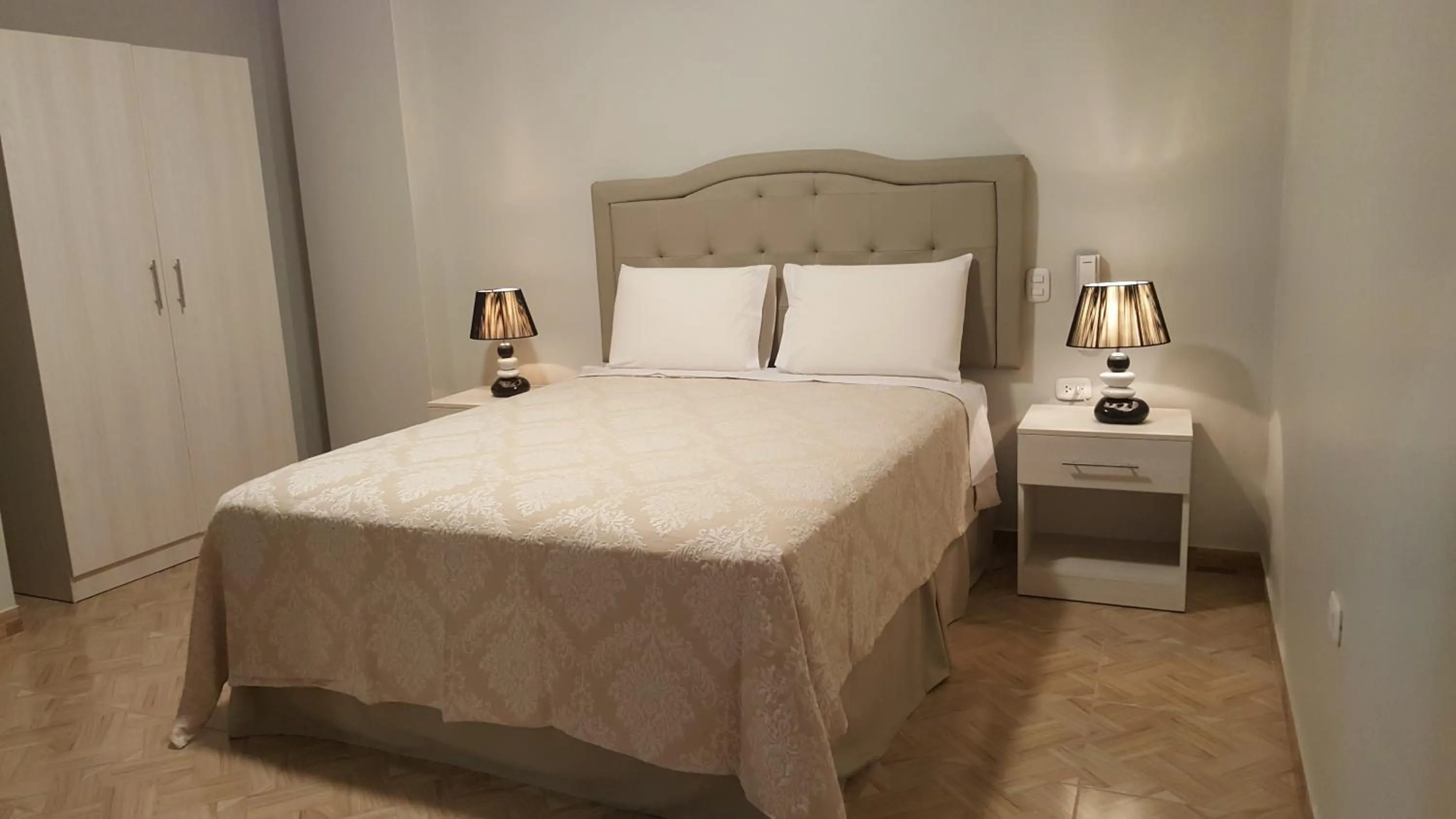 Bed in Terraza Apart Hotel