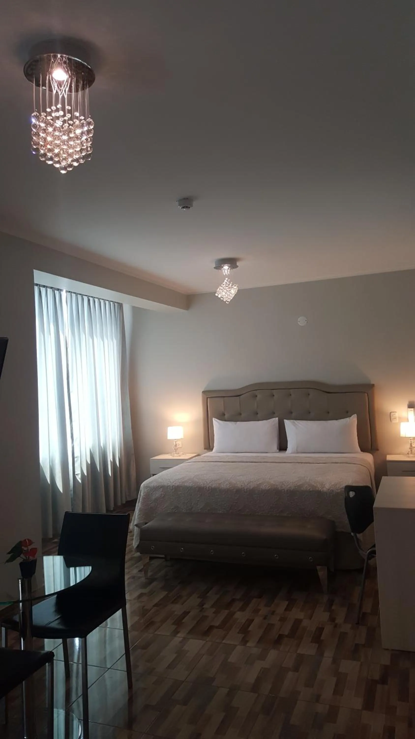 Bed in Terraza Apart Hotel