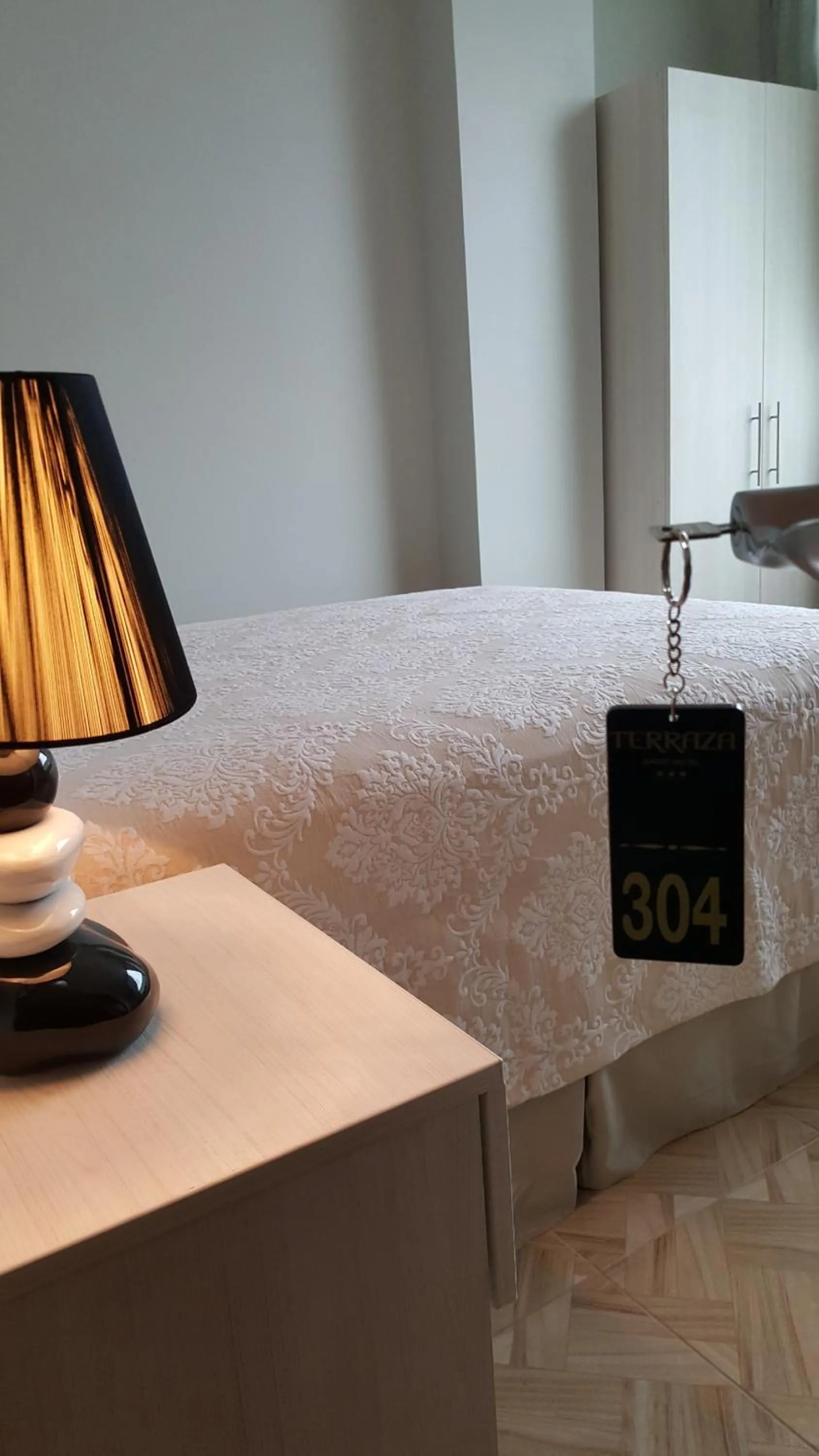 Bed in Terraza Apart Hotel