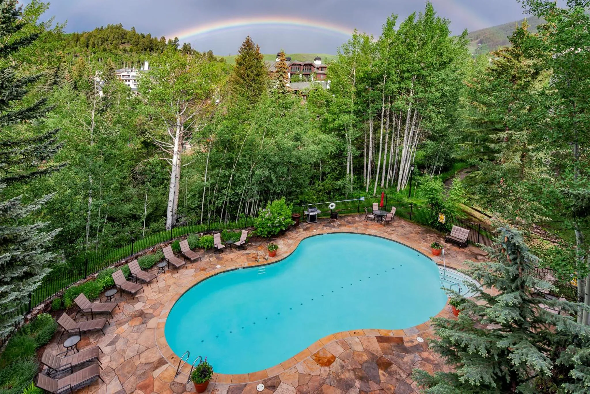Swimming pool in Creekside at Beaver Creek