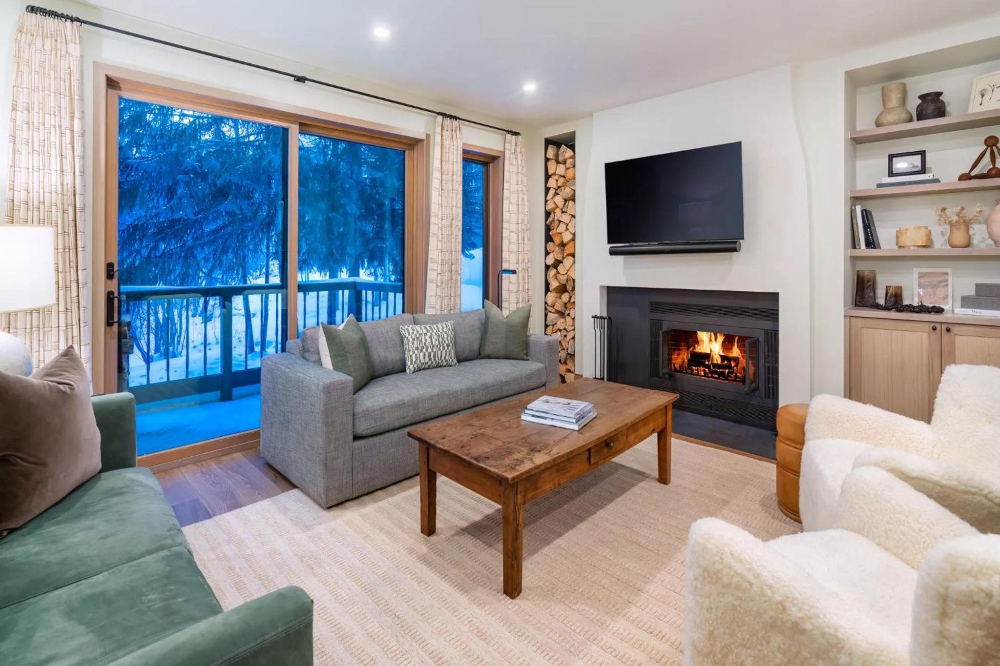 Living room in Creekside at Beaver Creek