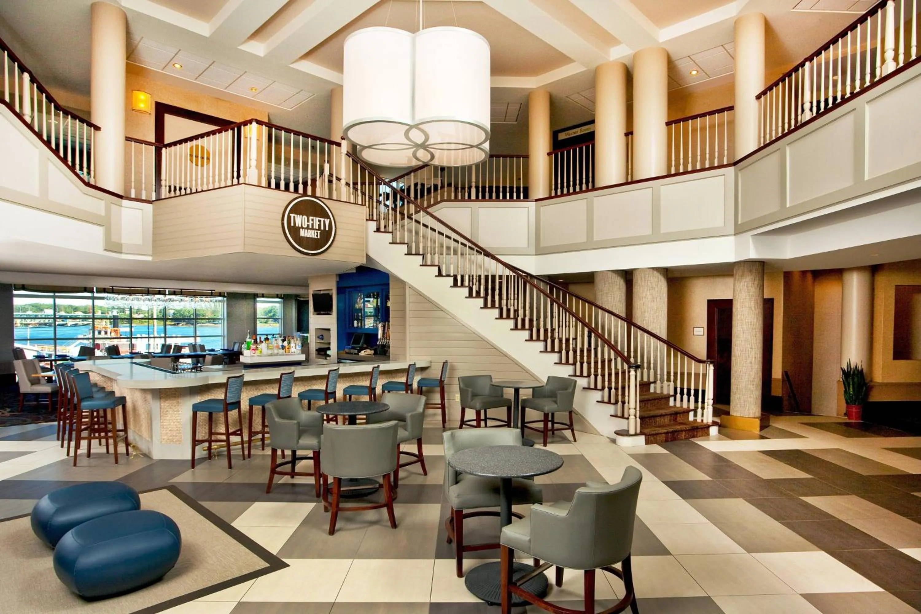 Lobby or reception in Sheraton Portsmouth Harborside Hotel
