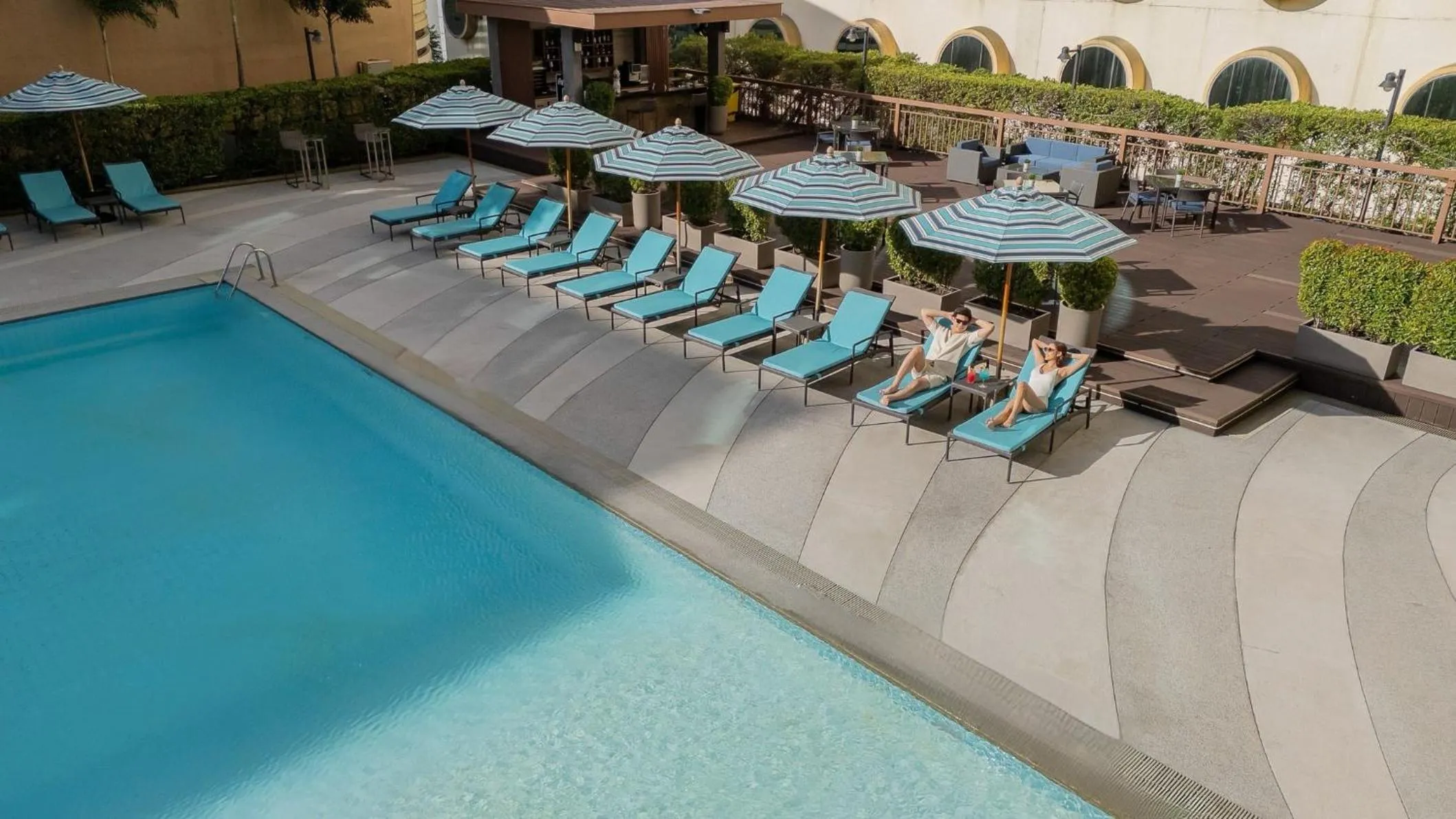 Swimming pool in Holiday Inn Bangkok Silom by IHG