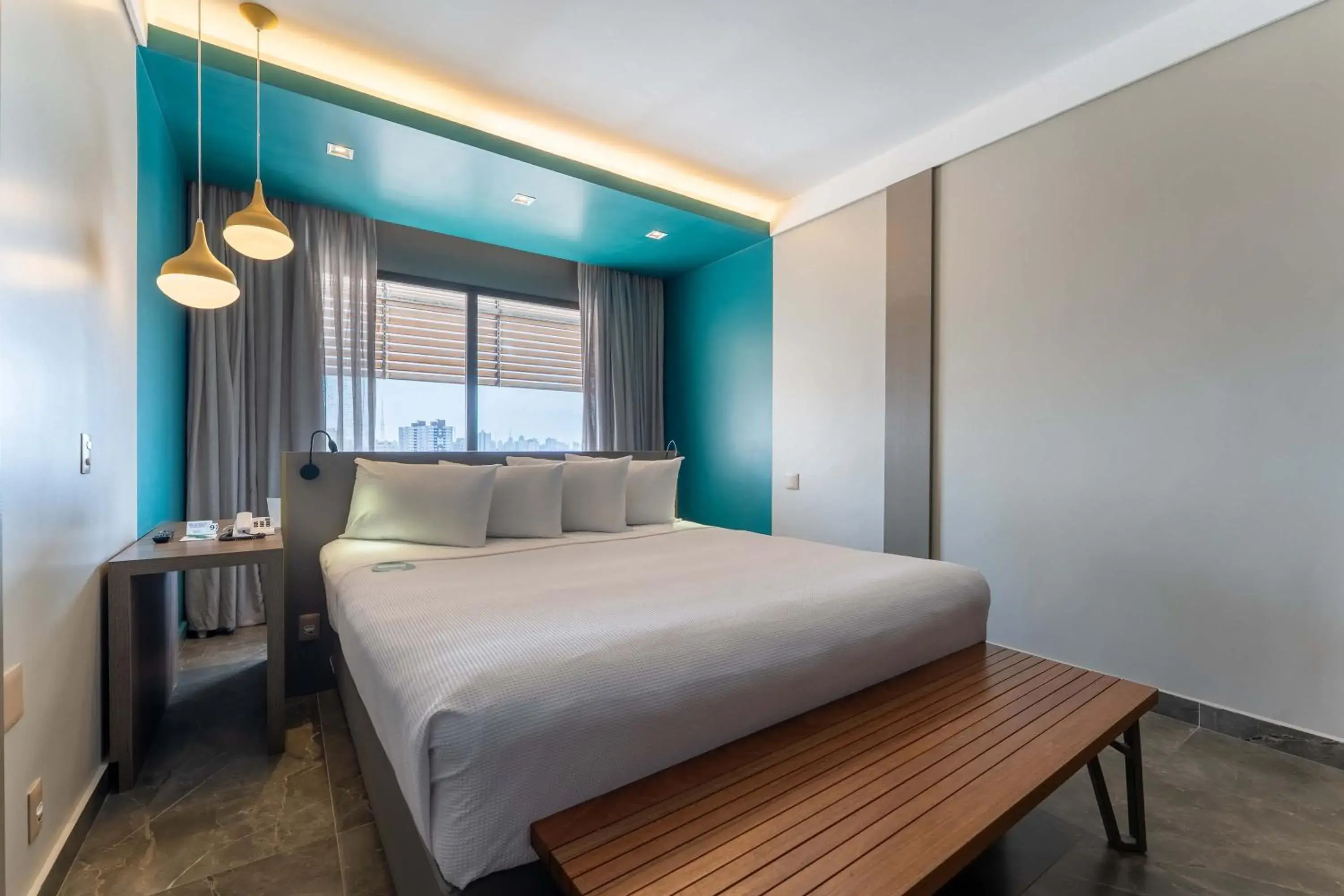 Bed in Hotel Deville Prime Cuiabá Bed in Hotel Deville Prime Cuiabá