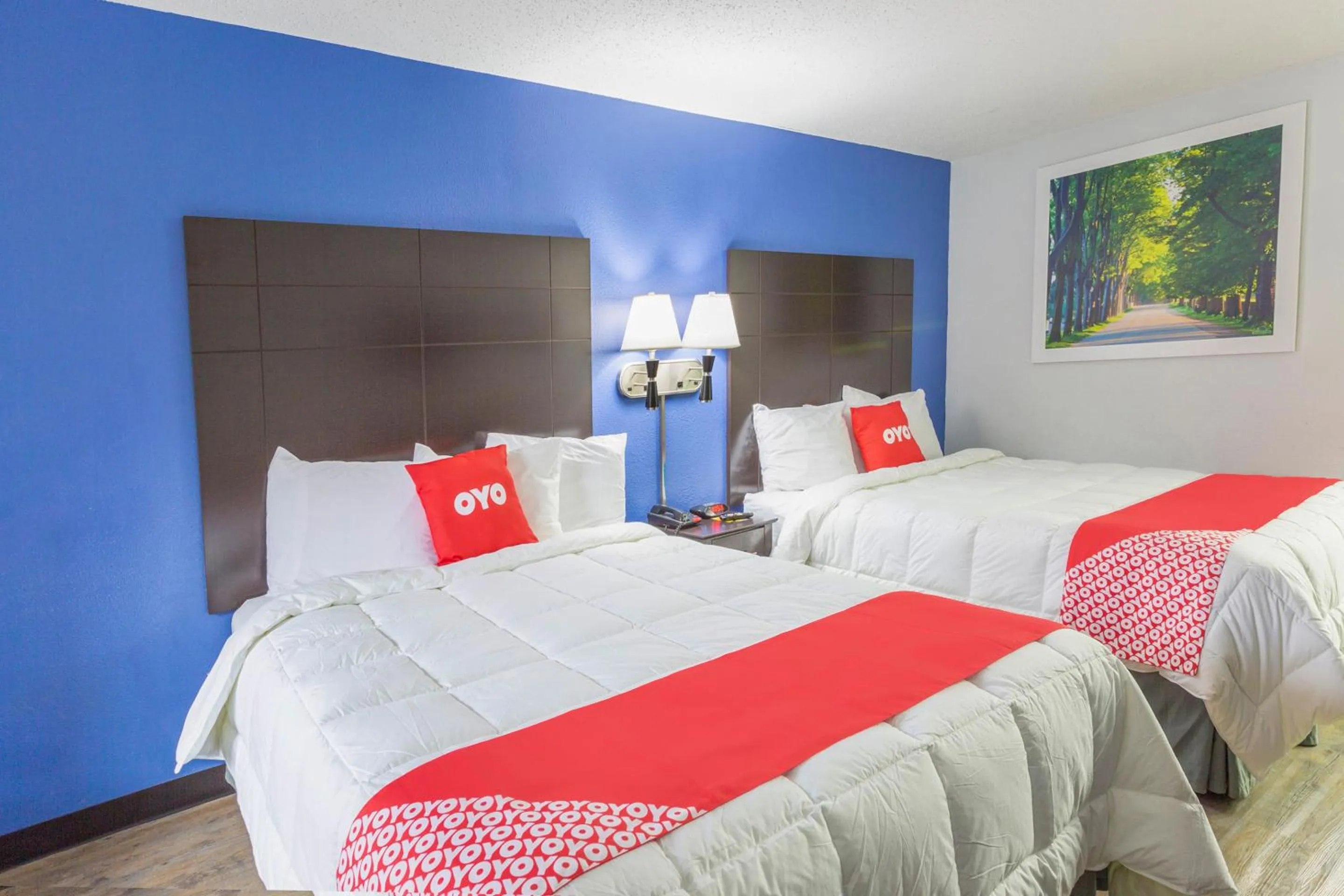 Bedroom in OYO Hotel Baton Rouge Mid City