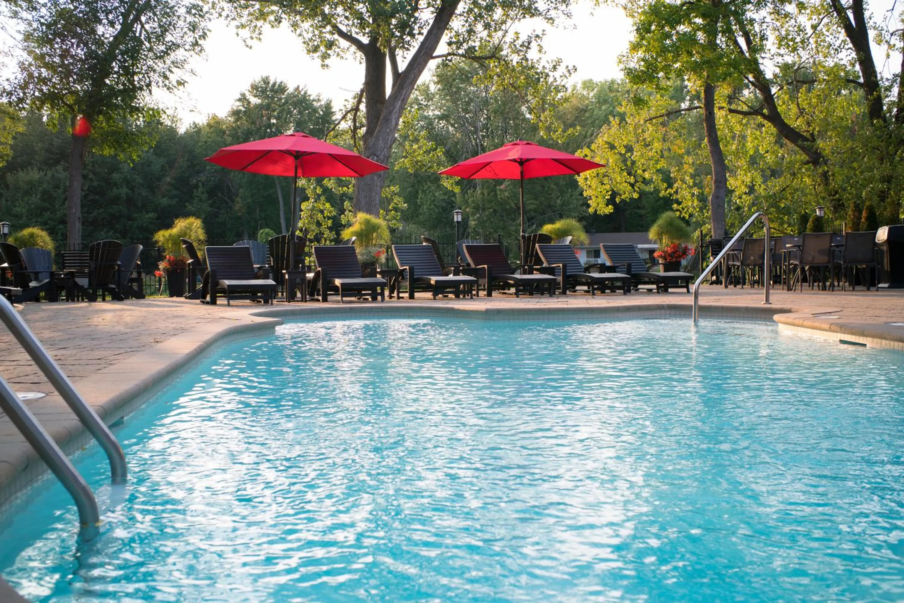 Swimming pool in Hôtel Le Rivage