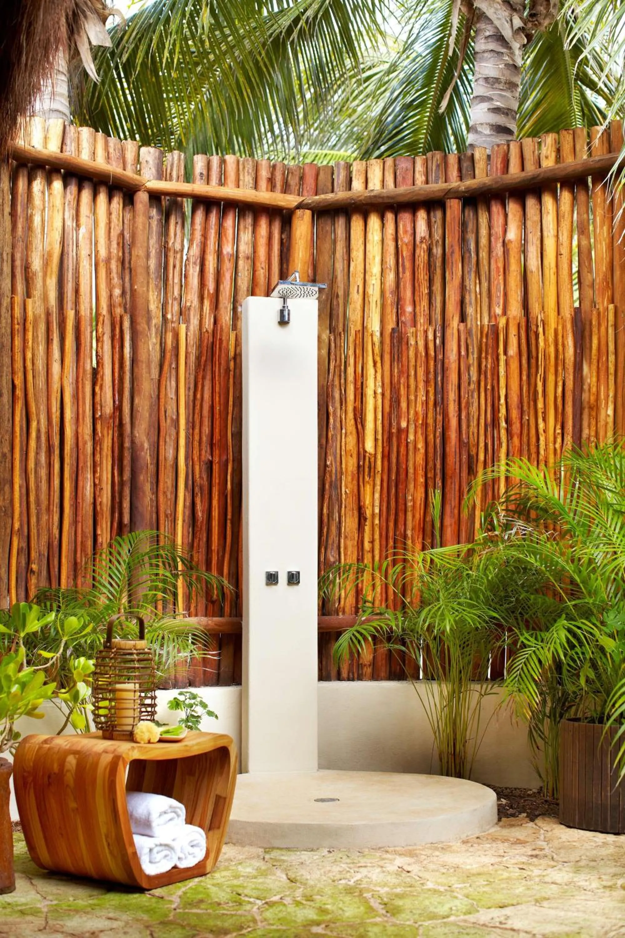 Shower in Viceroy Riviera Maya, a Luxury Villa Resort