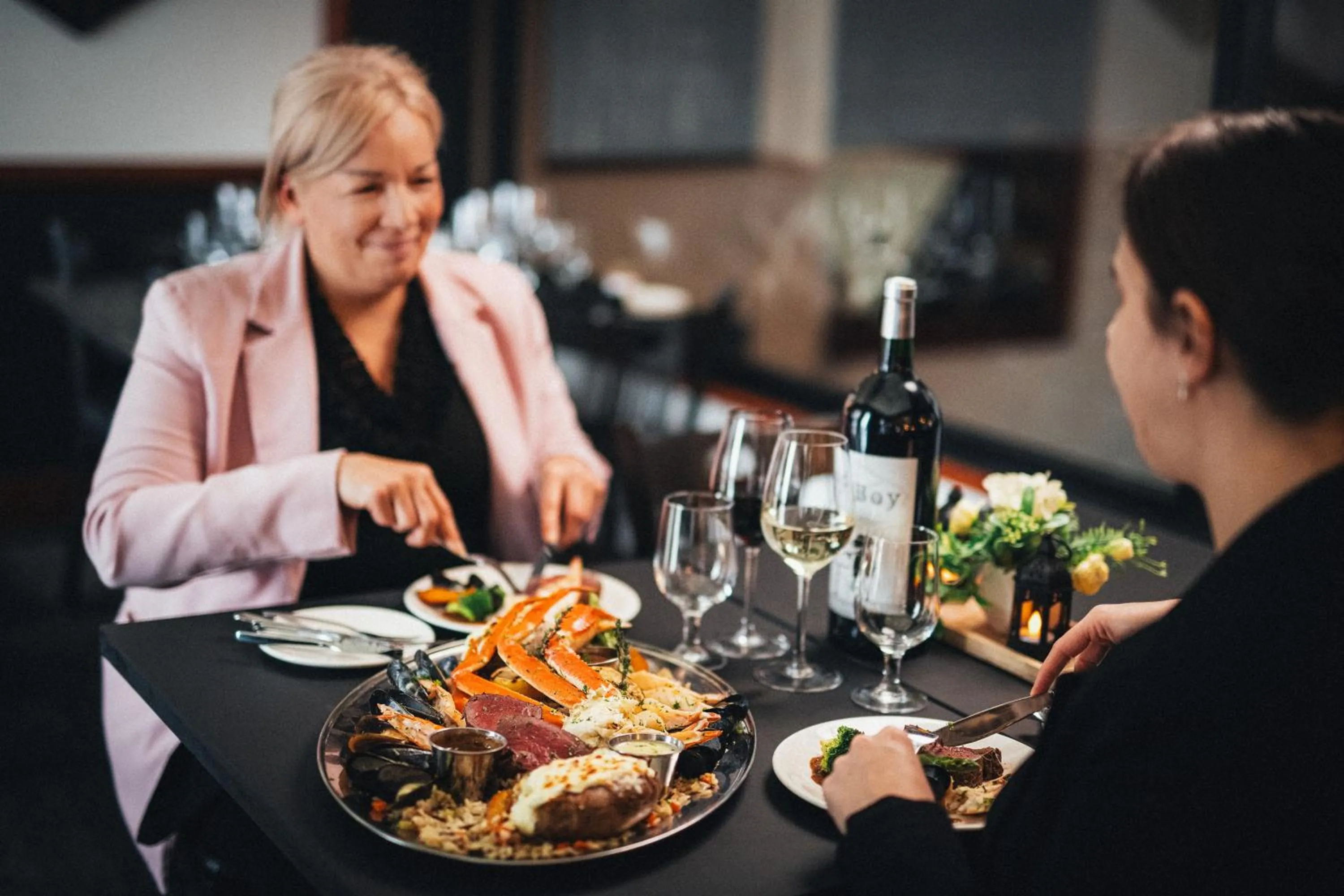 Restaurant/places to eat in Hotel Le Montagnais