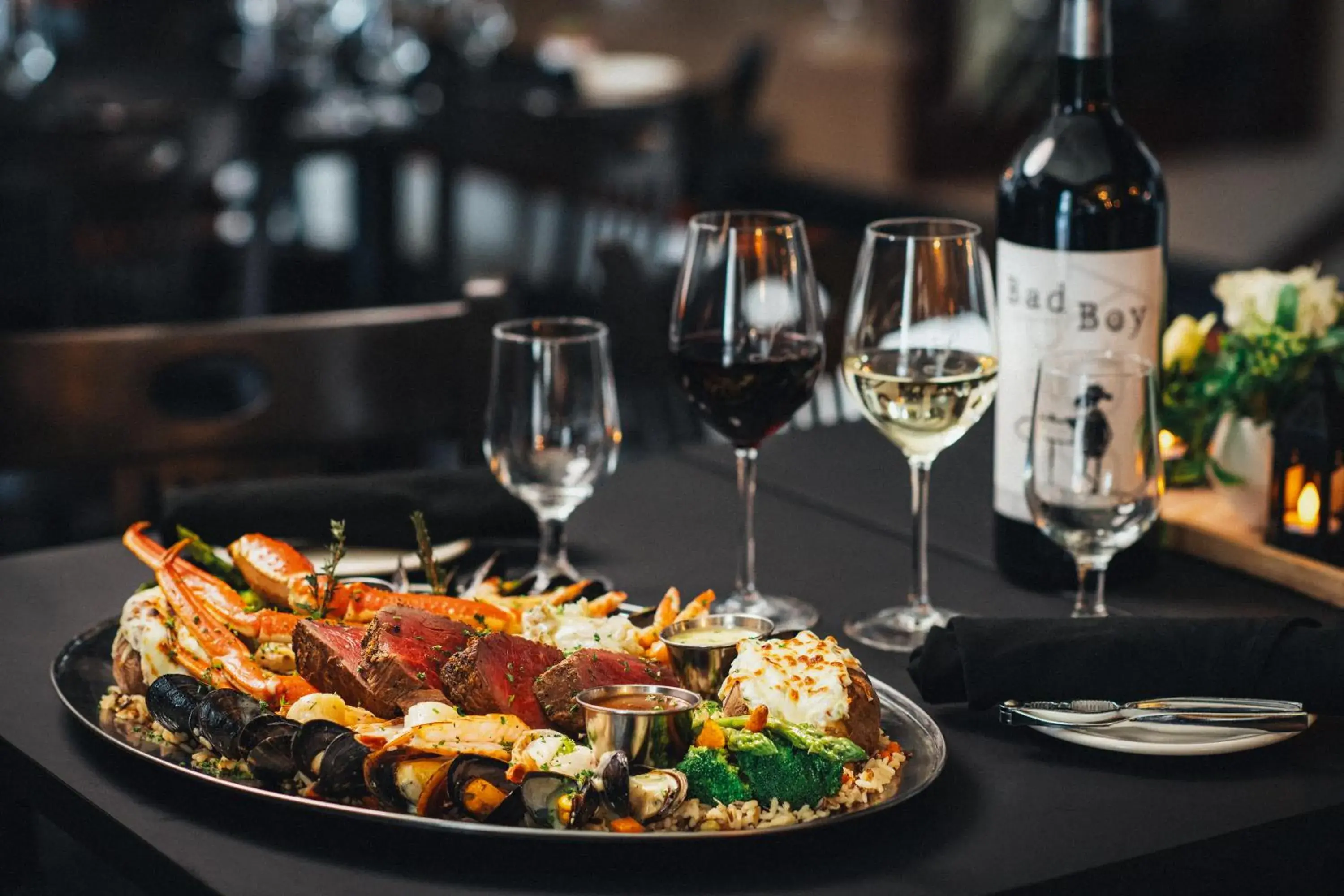 Food and drinks in Hotel Le Montagnais Food and drinks in Hotel Le Montagnais