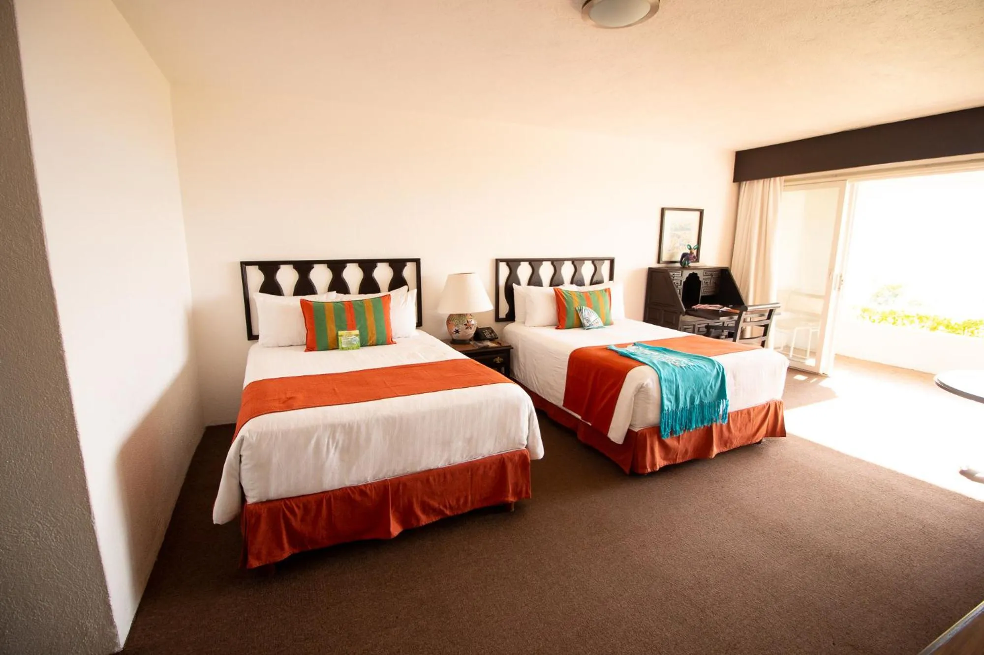 Bedroom, Bed in Hotel Victoria Oaxaca