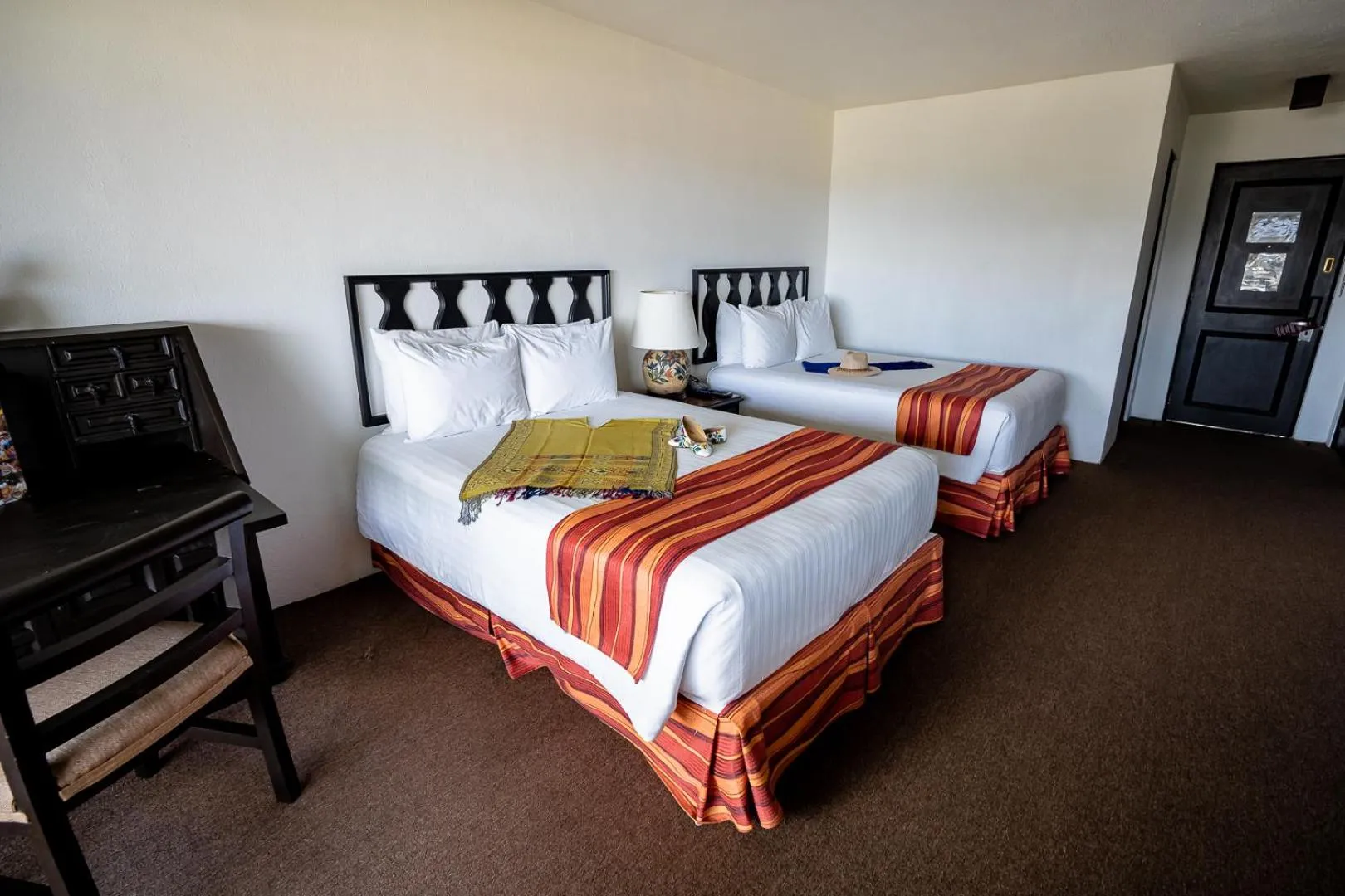 Bedroom, Bed in Hotel Victoria Oaxaca