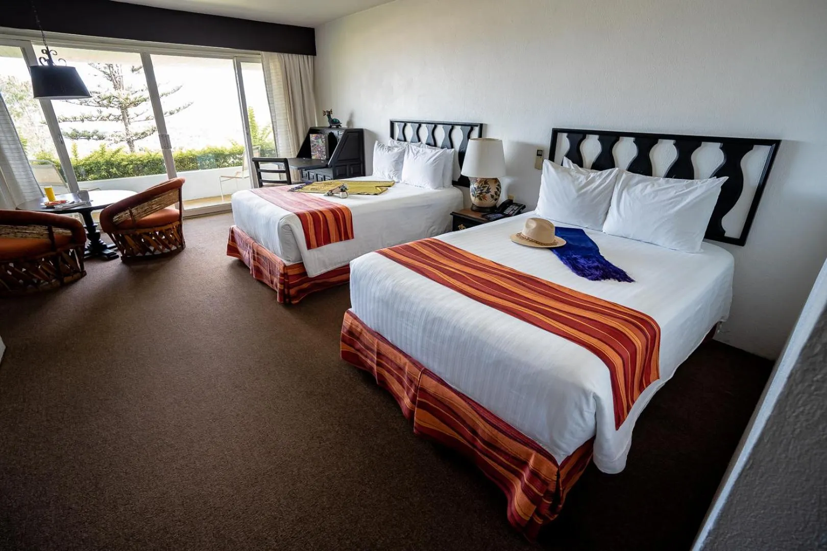 Bedroom, Bed in Hotel Victoria Oaxaca