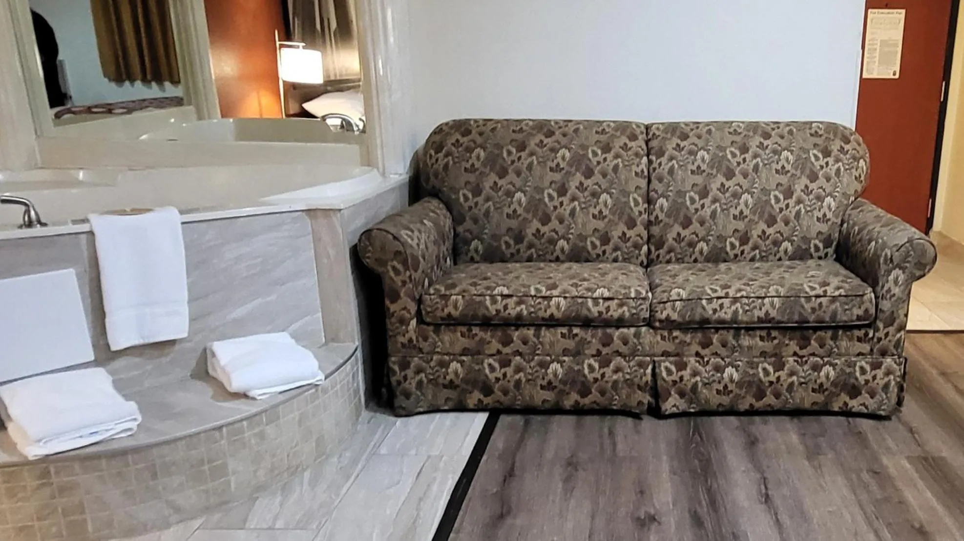 Seating area in Super 8 by Wyndham Canton/Livonia Area