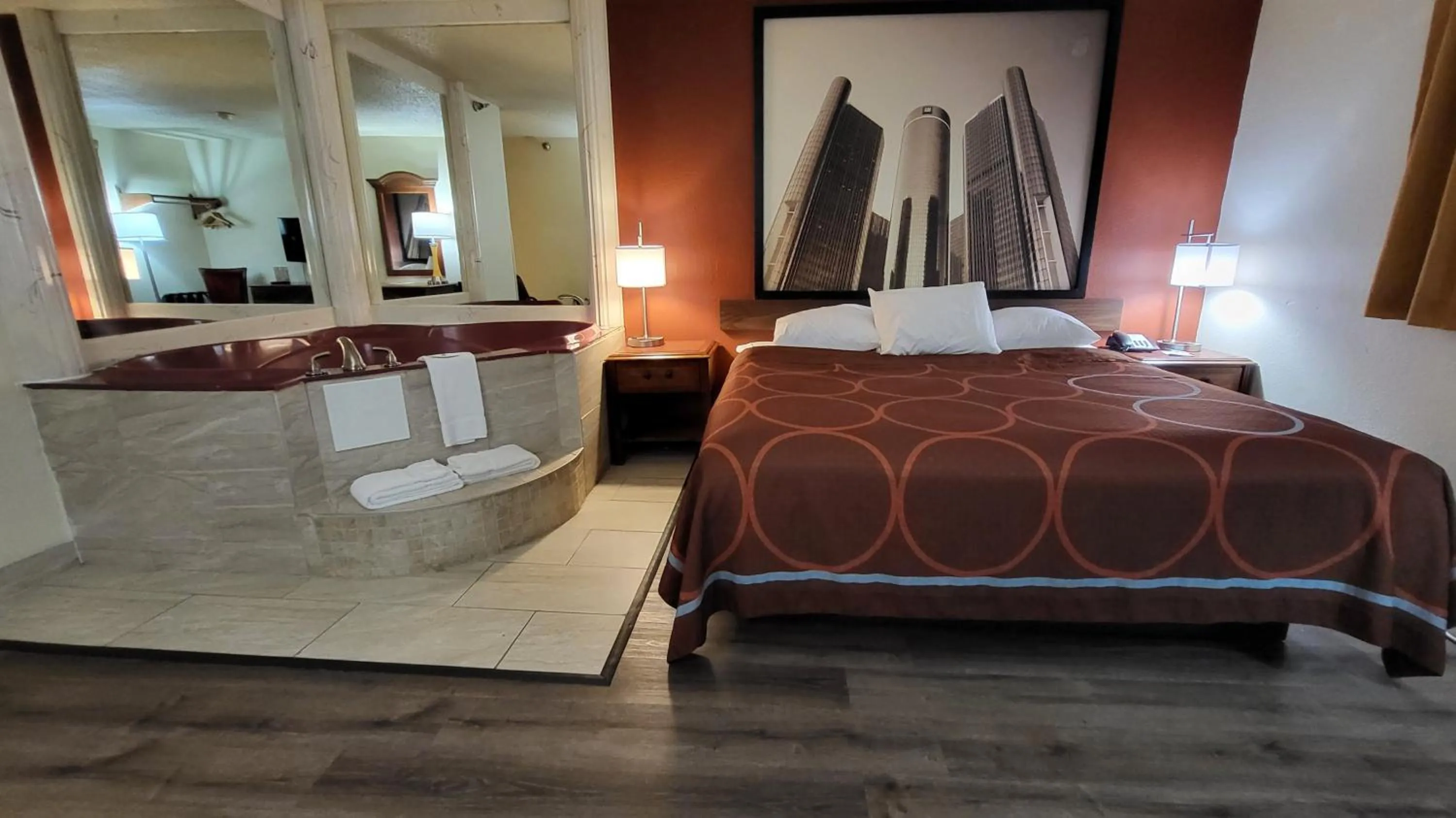 Bed in Super 8 by Wyndham Canton/Livonia Area