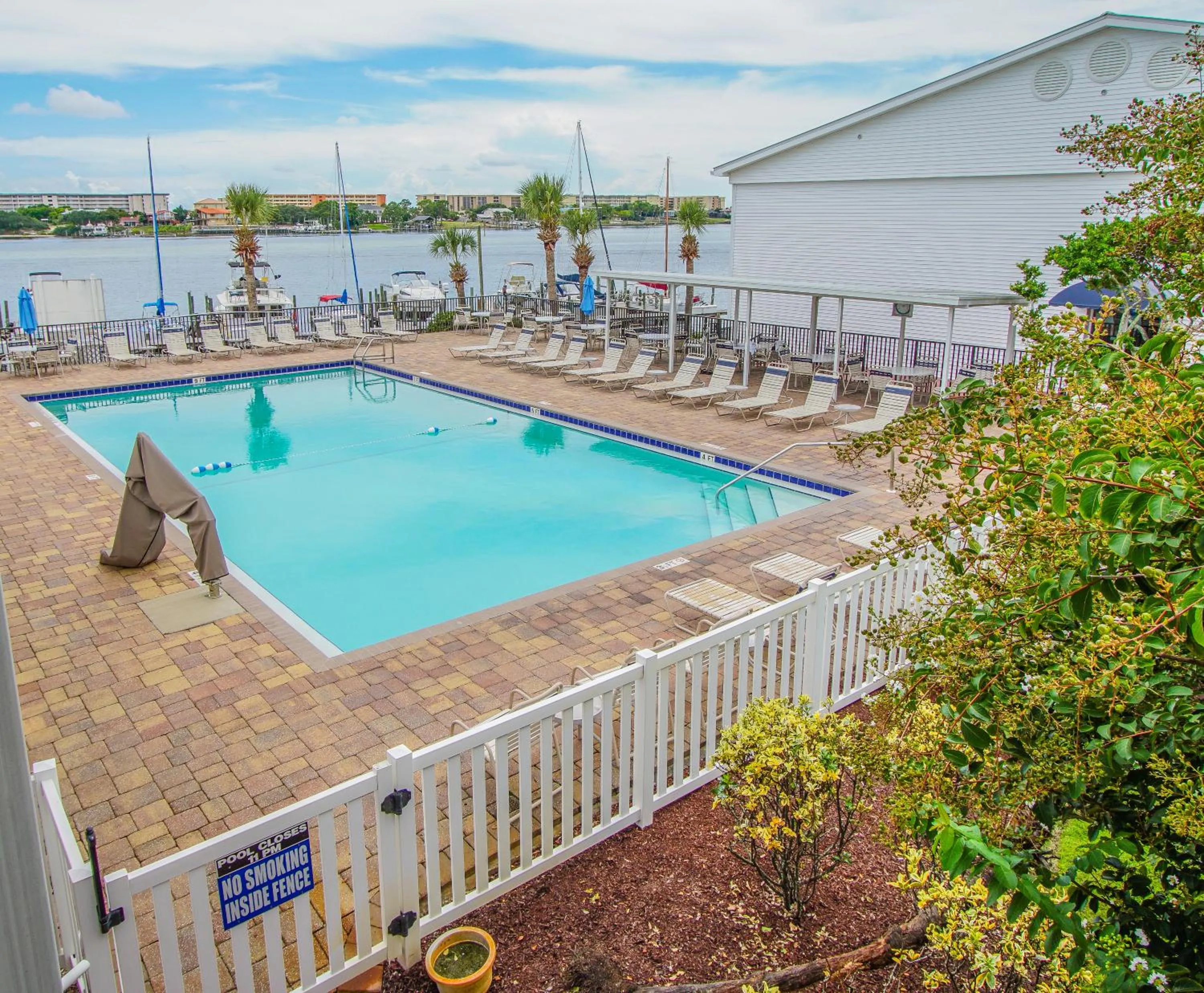 Patio in Marina Bay Resort