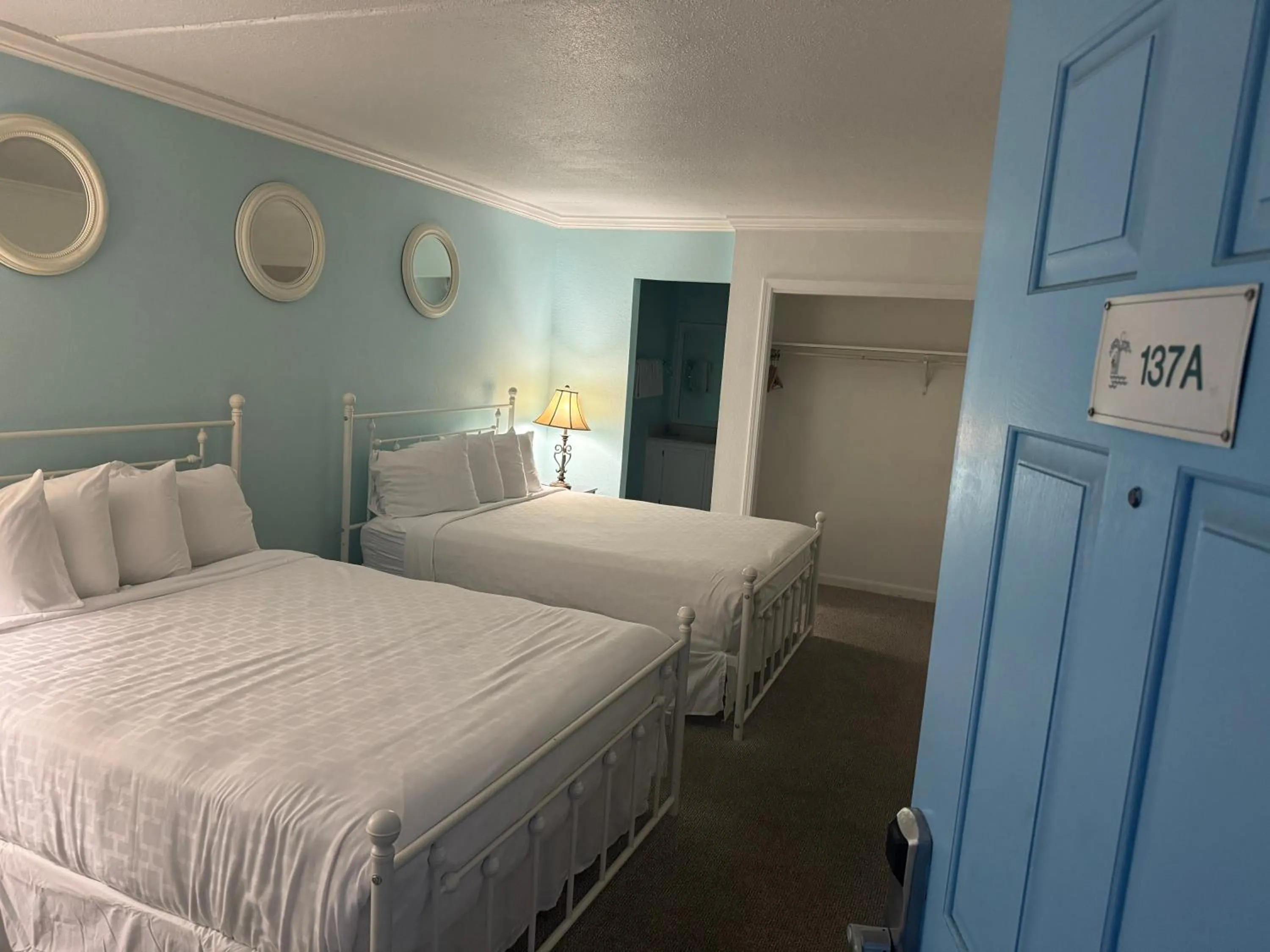 Bed in Marina Bay Resort