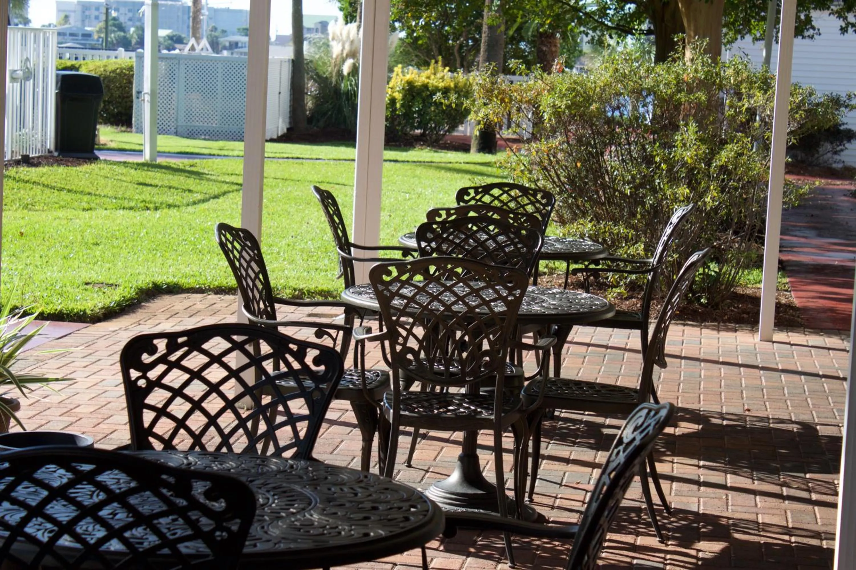 Patio in Marina Bay Resort