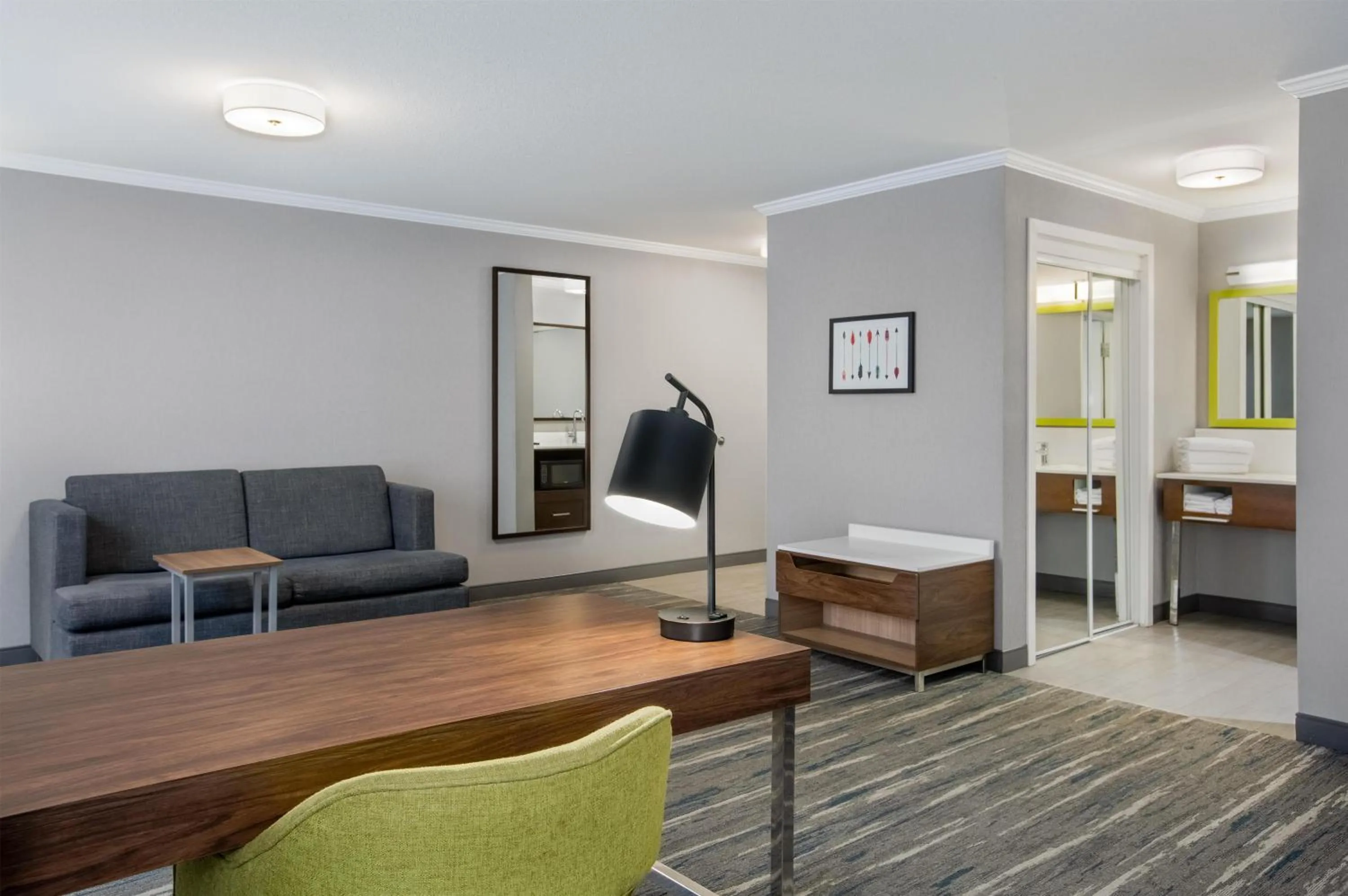 Living room in Hampton Inn by Hilton Kamloops