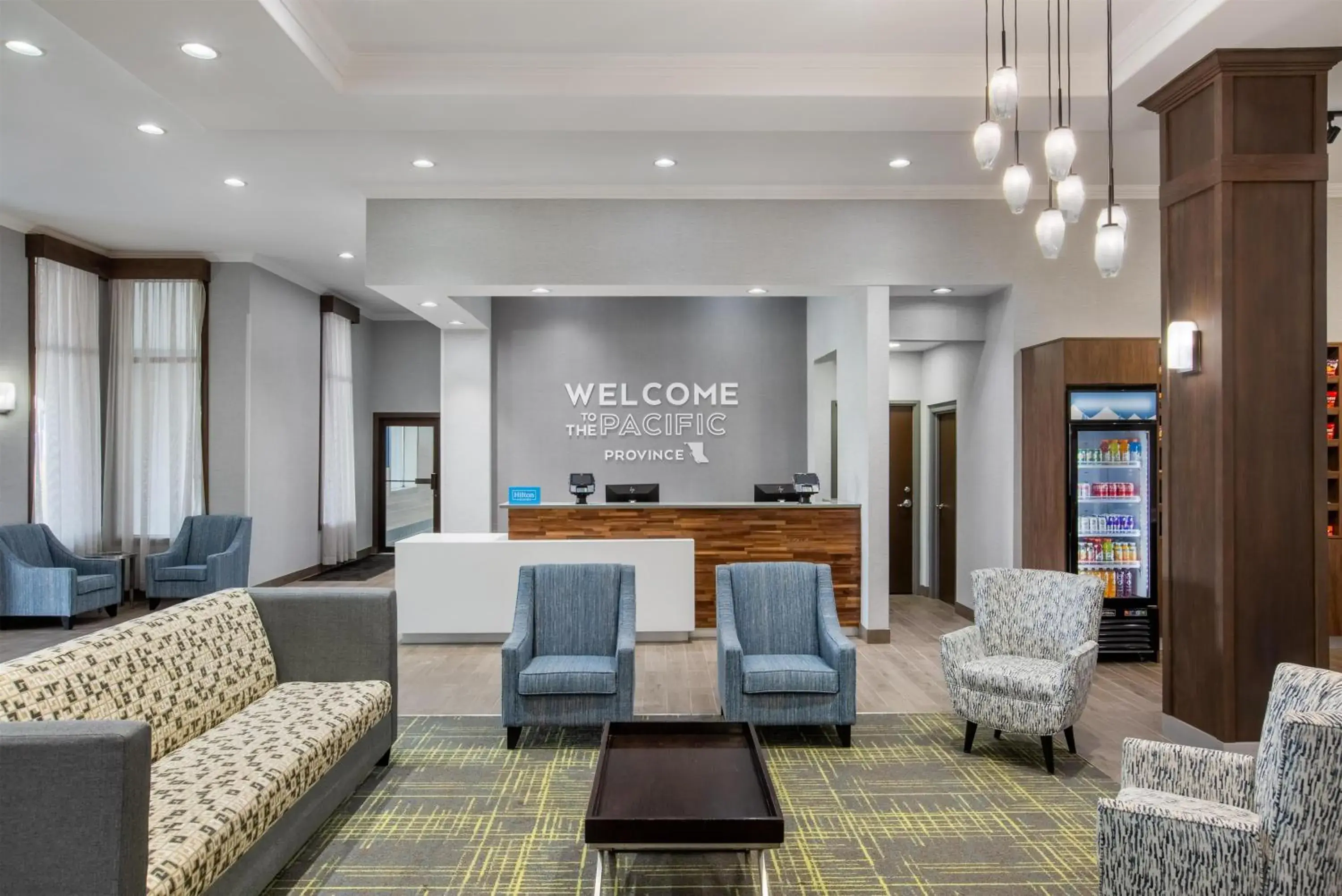 Lobby or reception in Hampton Inn by Hilton Kamloops Lobby or reception in Hampton Inn by Hilton Kamloops