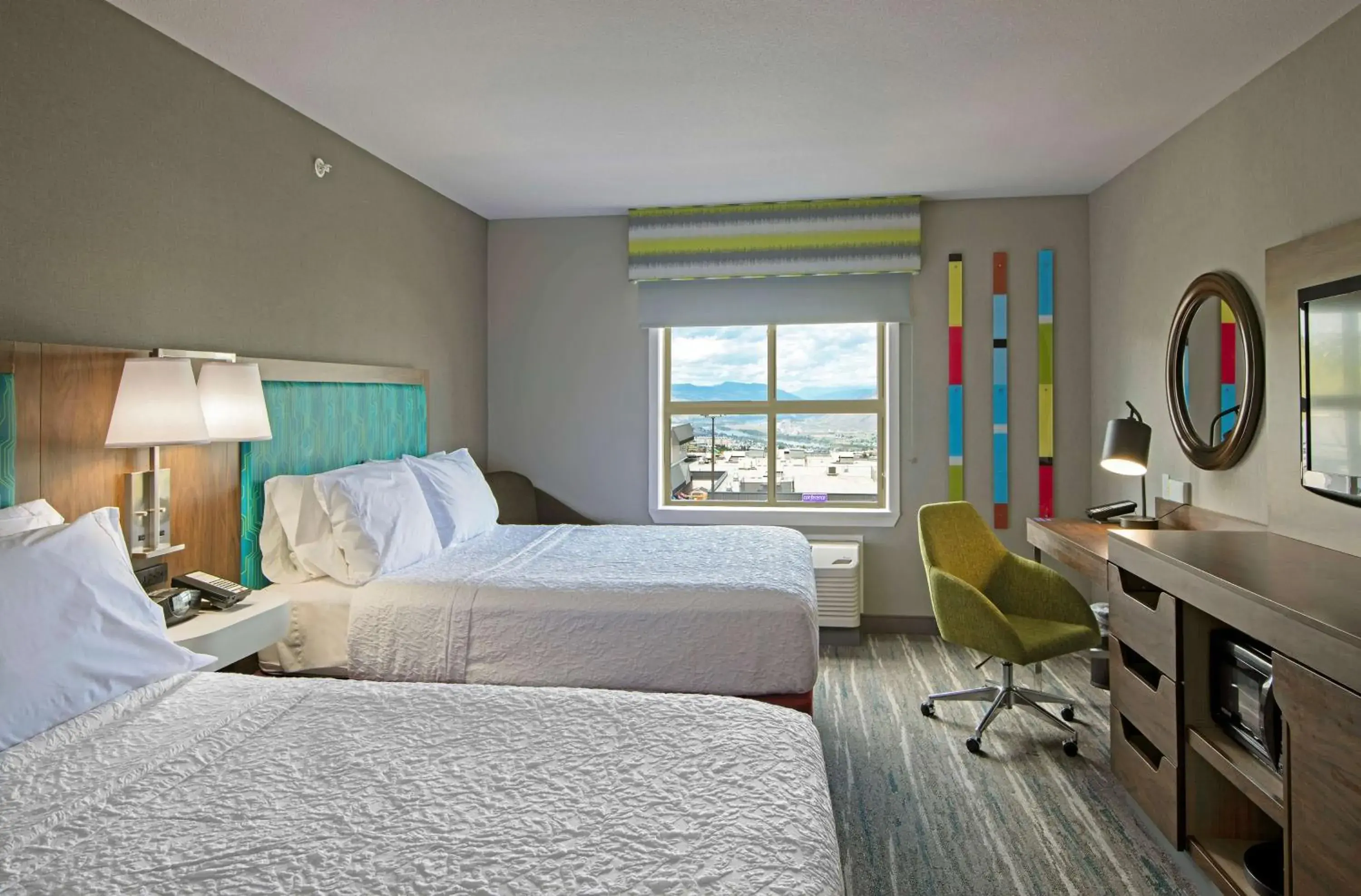 Bedroom, Bed in Hampton Inn by Hilton Kamloops Bedroom, Bed in Hampton Inn by Hilton Kamloops