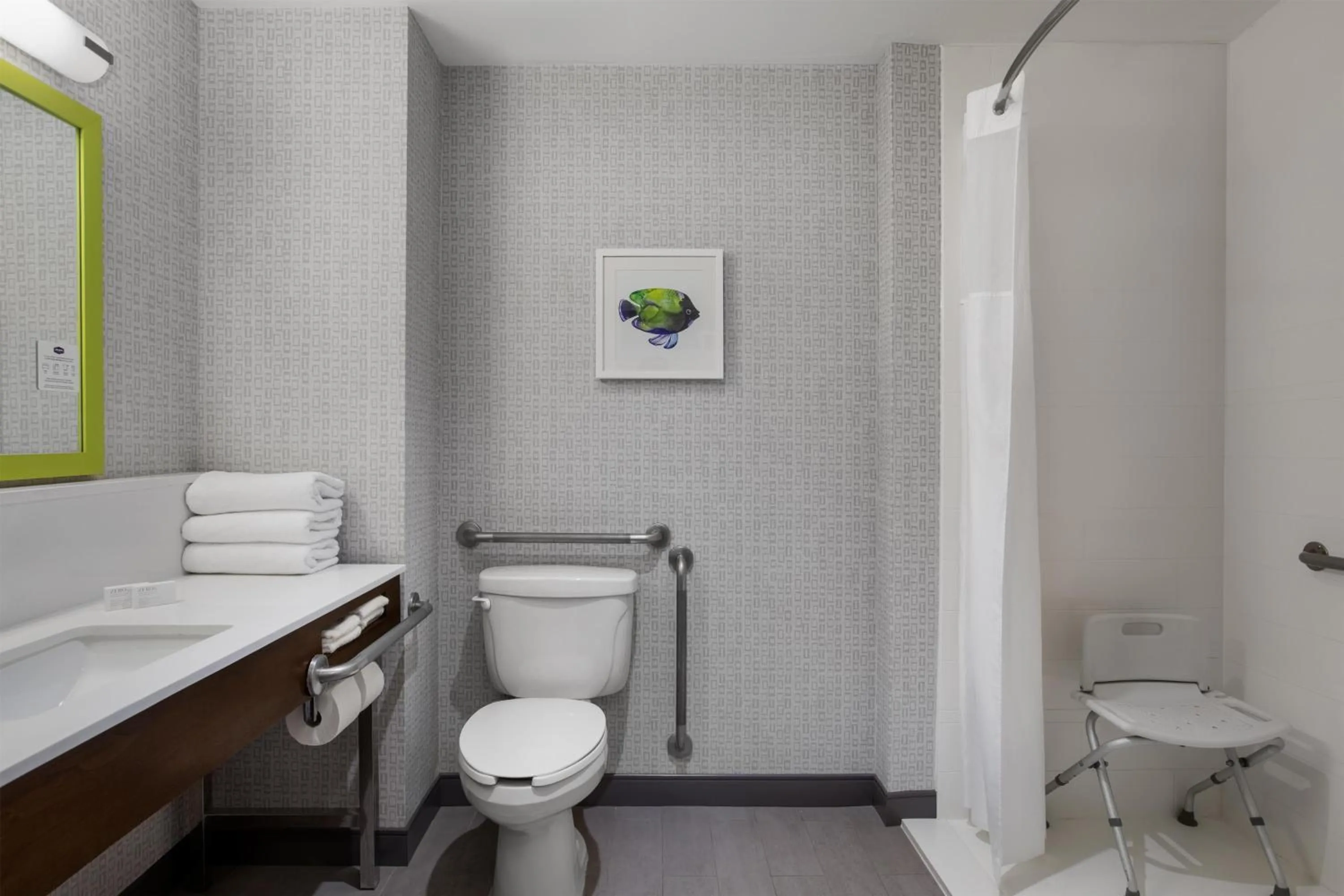 Bathroom in Hampton Inn by Hilton Kamloops