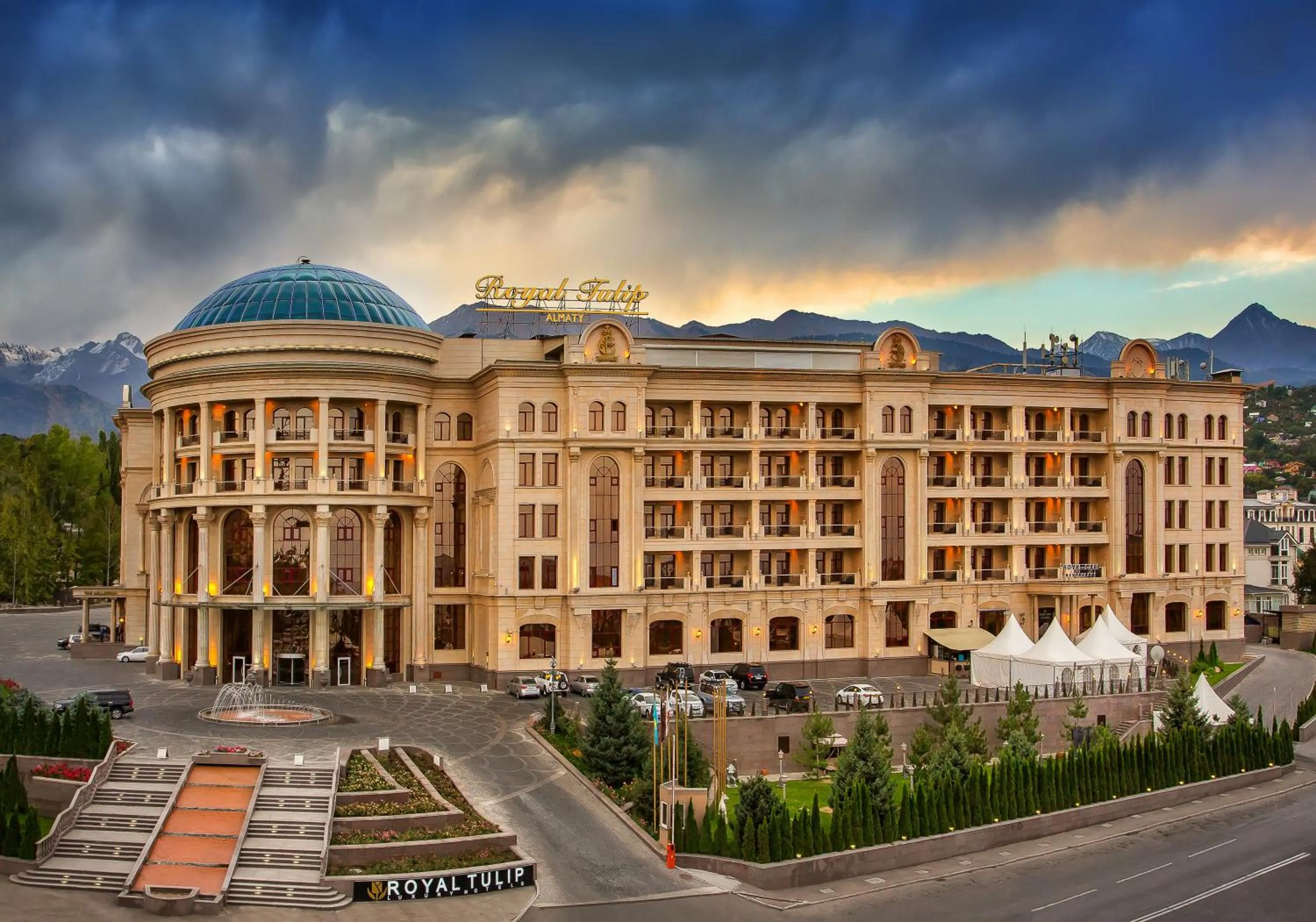 Property building in Royal Tulip Almaty Hotel