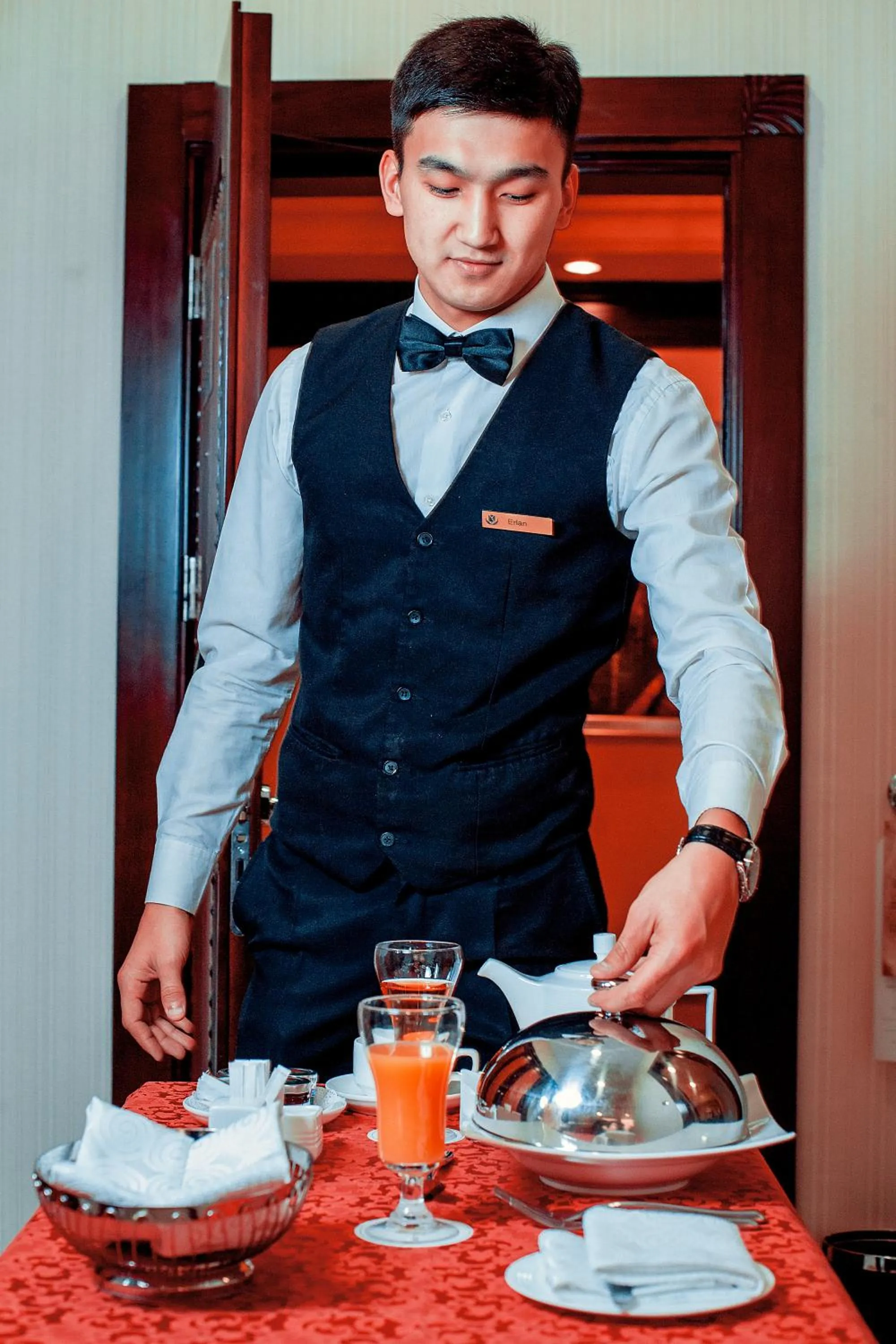 Breakfast in Royal Tulip Almaty Hotel