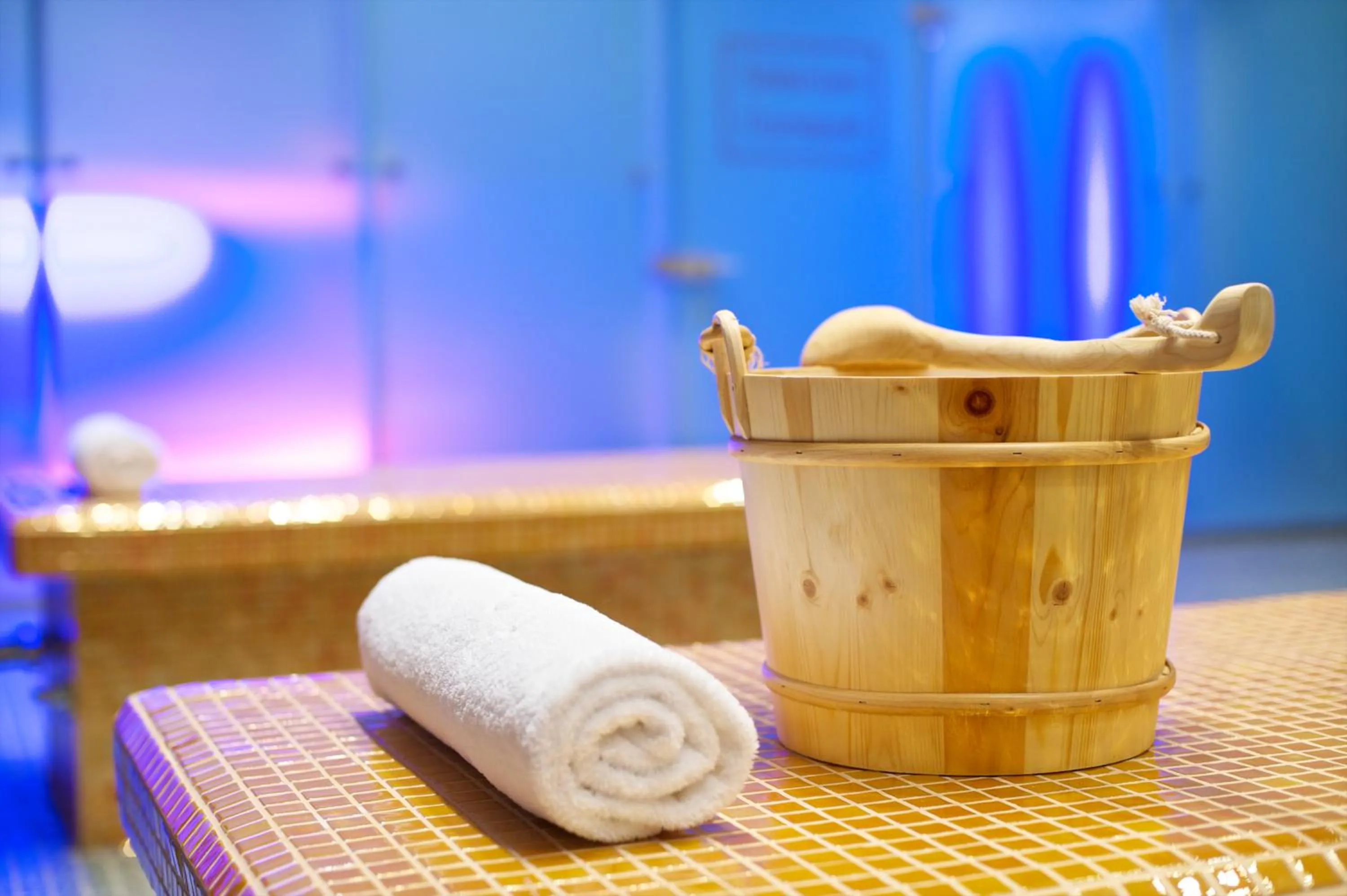 Sauna in Royal Tulip Almaty Hotel