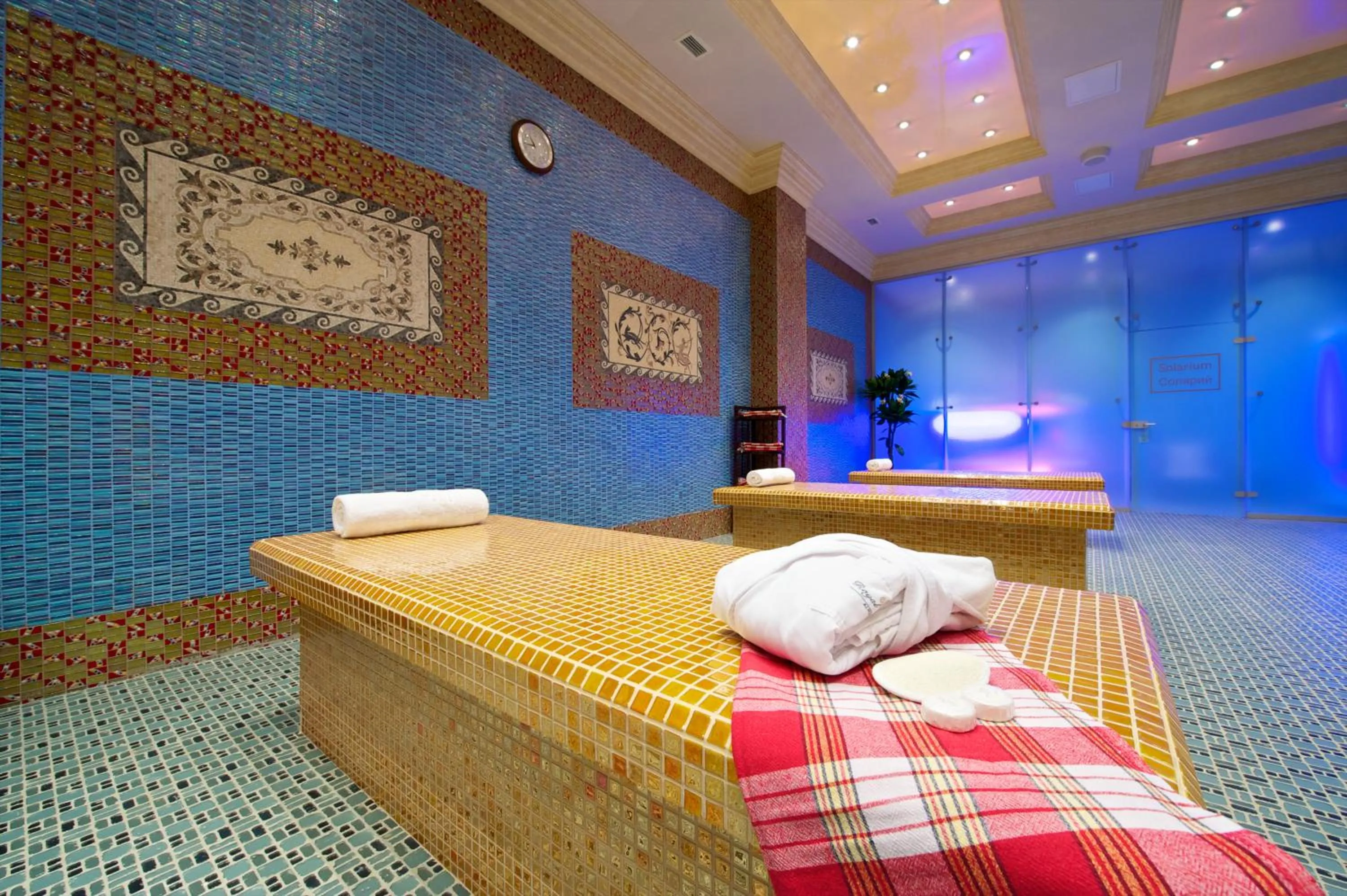 Sauna in Royal Tulip Almaty Hotel