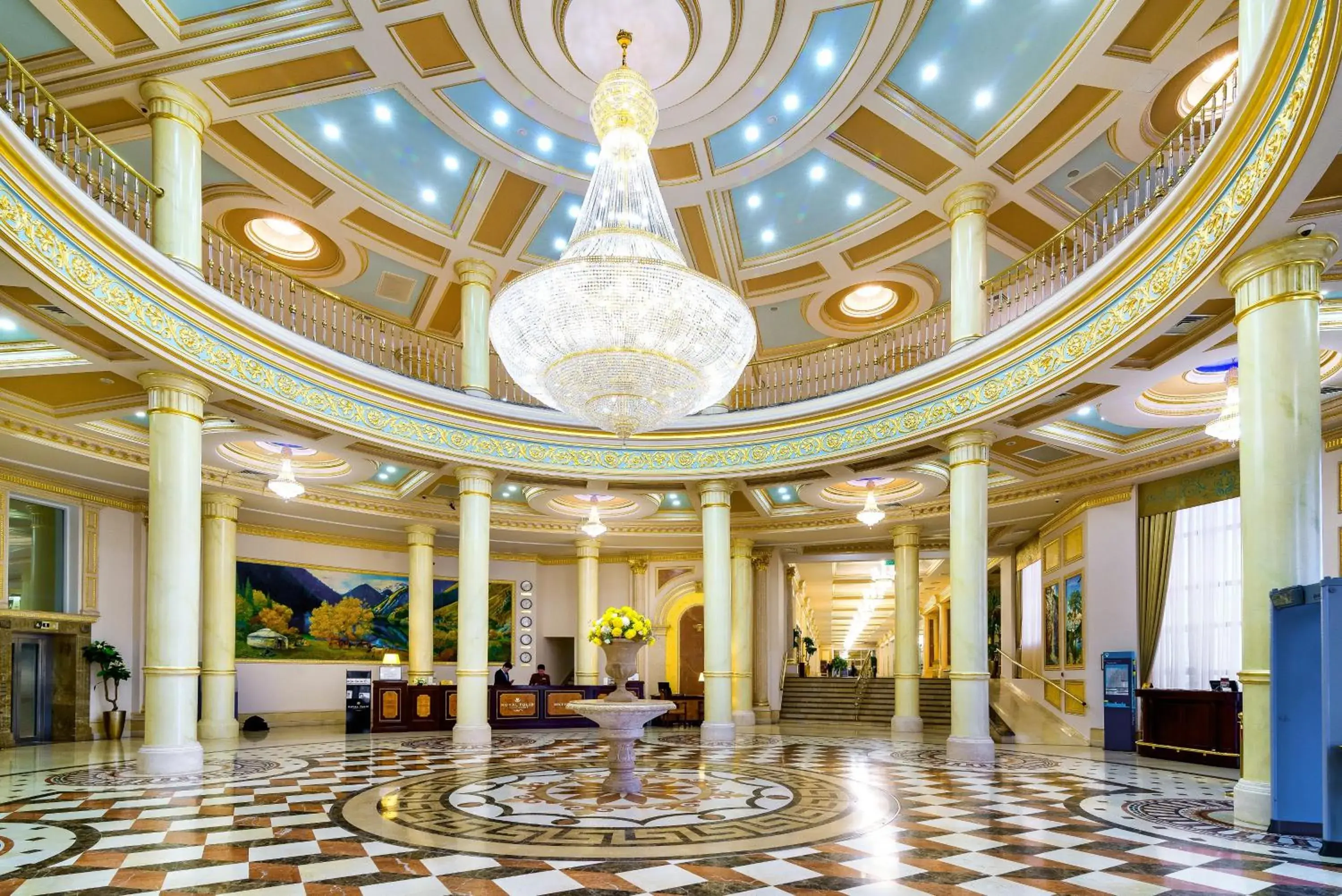 Lobby or reception in Royal Tulip Almaty Hotel Lobby or reception in Royal Tulip Almaty Hotel