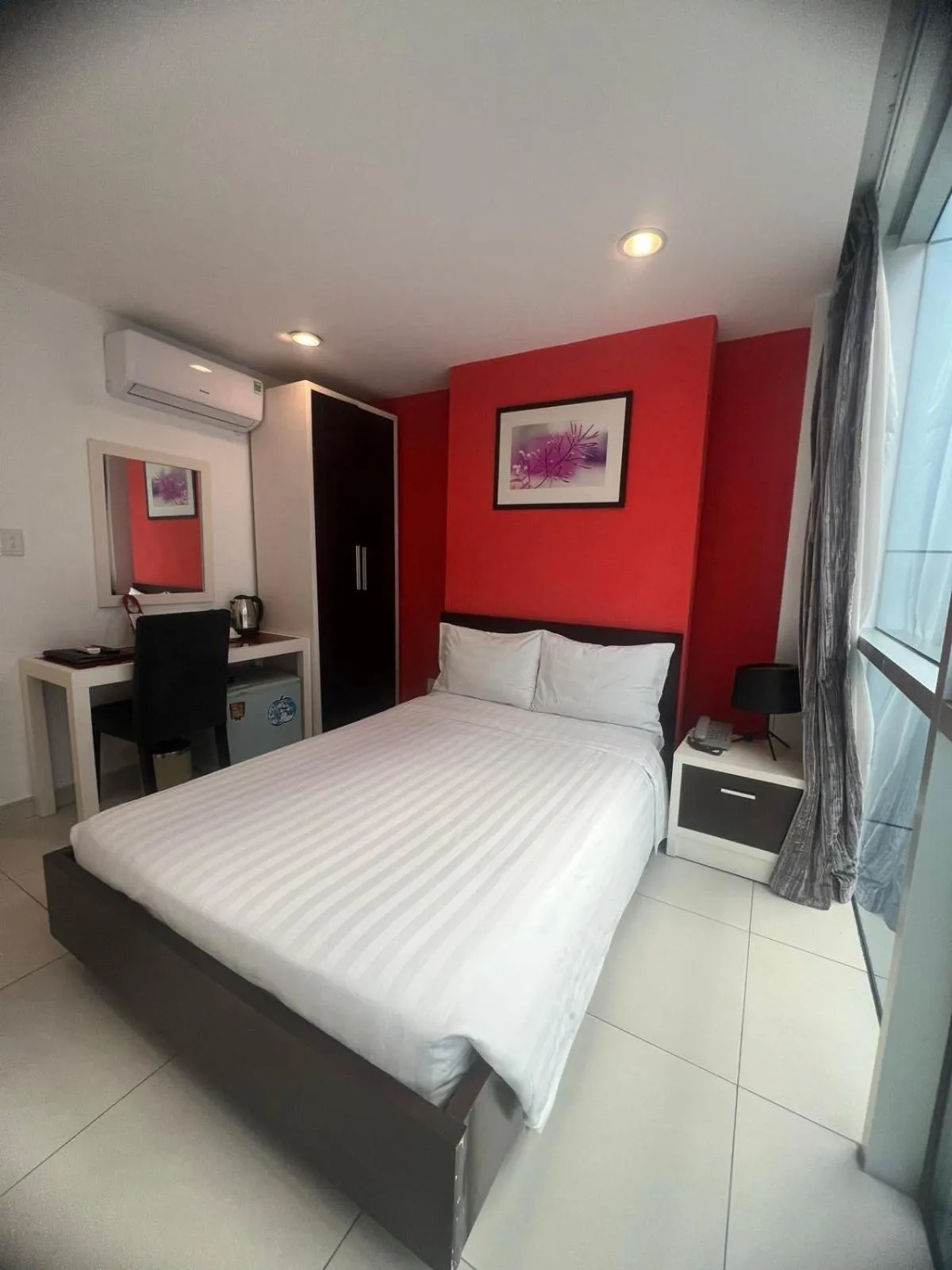 Bed in Minh Khang Hotel