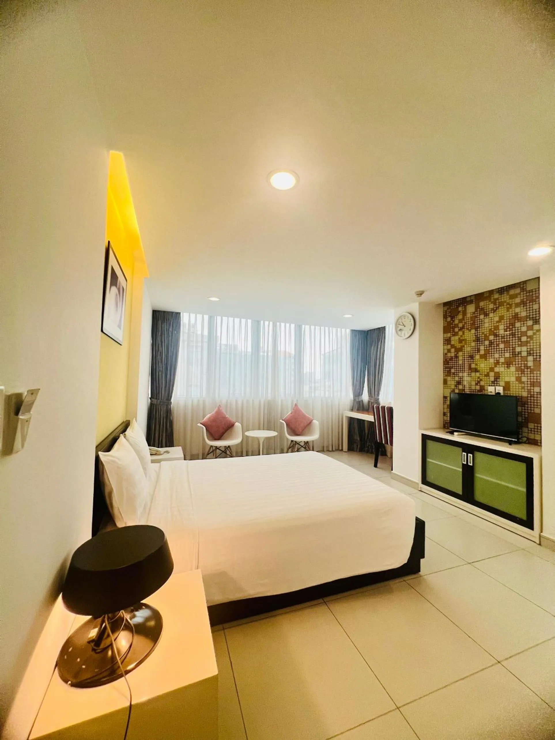 Bed in Minh Khang Hotel