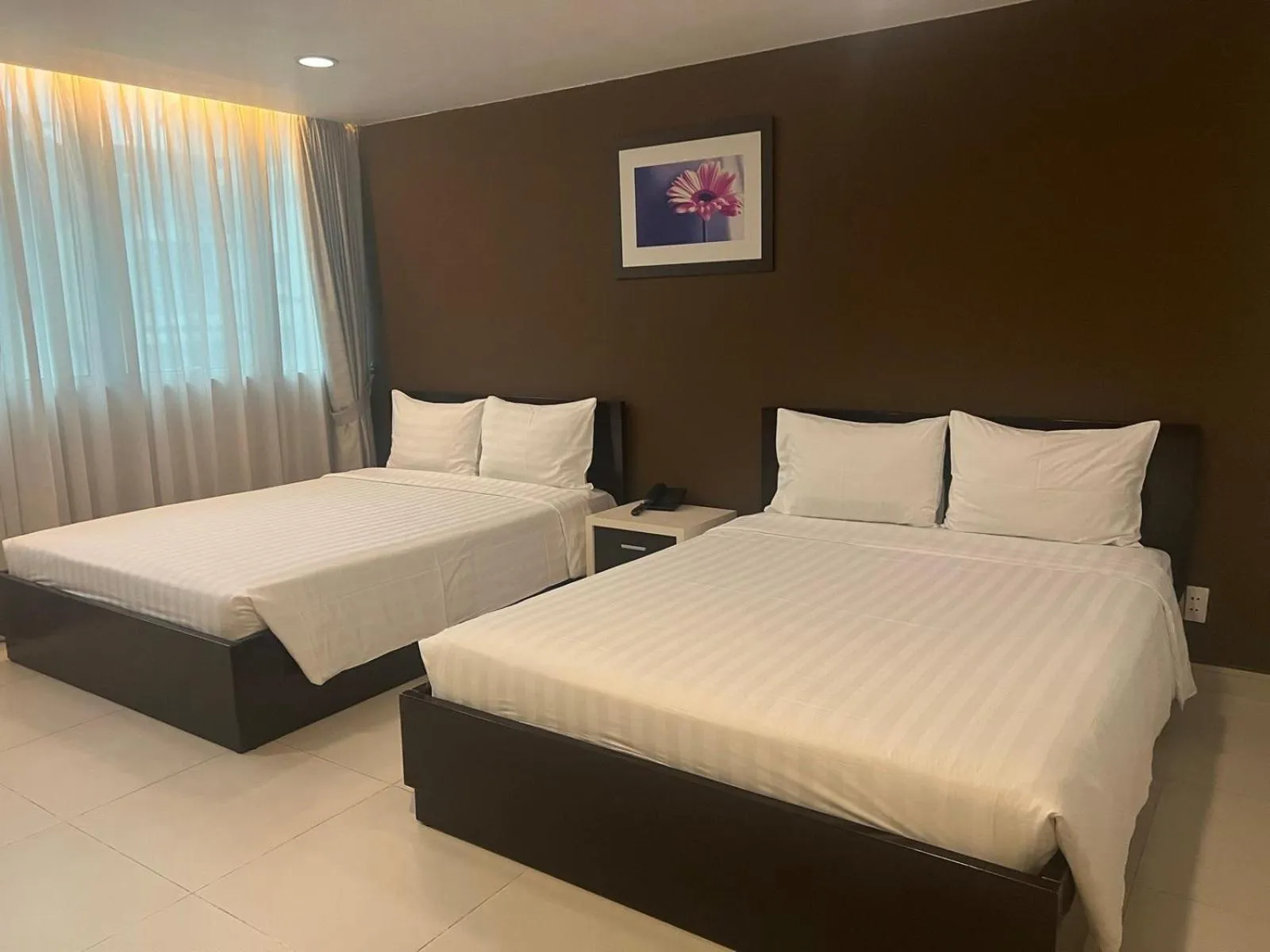 Bed in Minh Khang Hotel