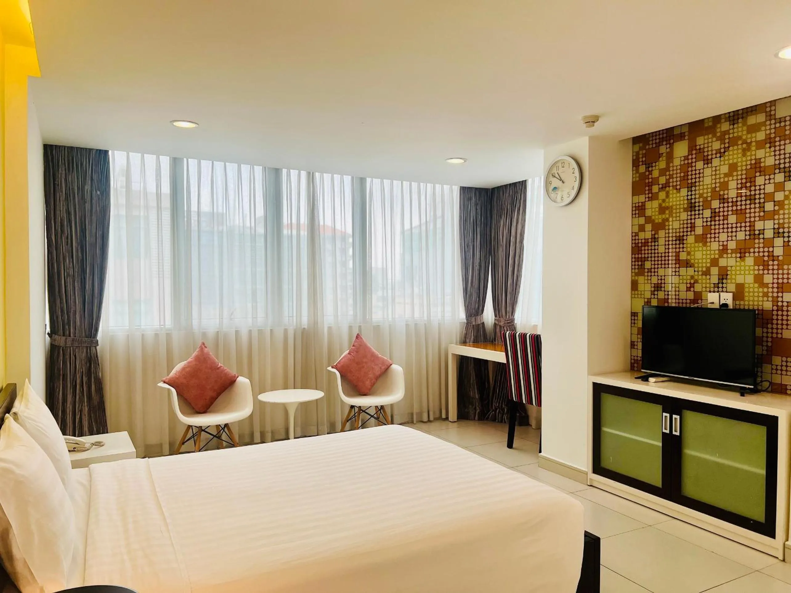 Bed in Minh Khang Hotel