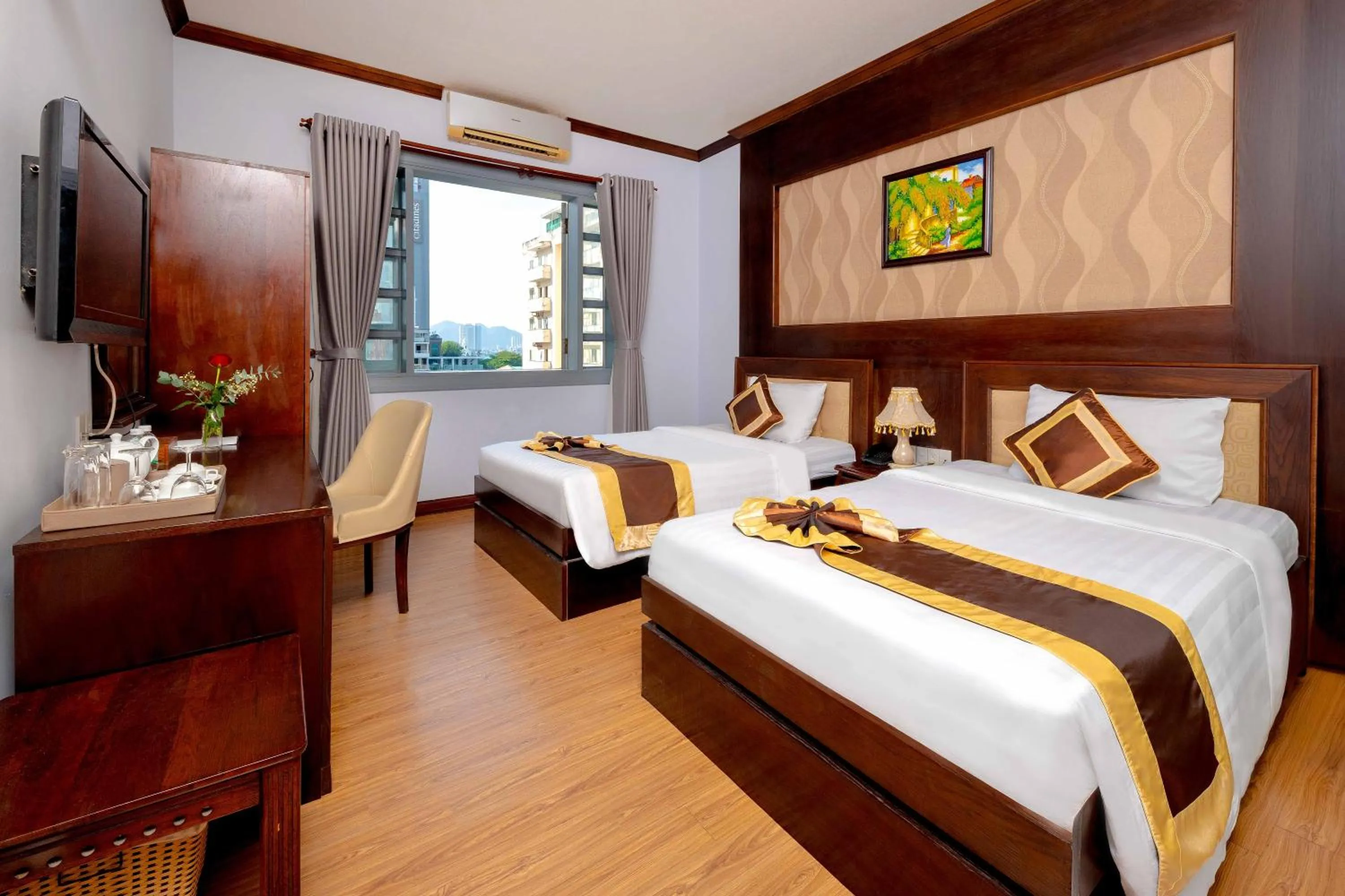 Bed in Rembrandt Hotel Nha Trang