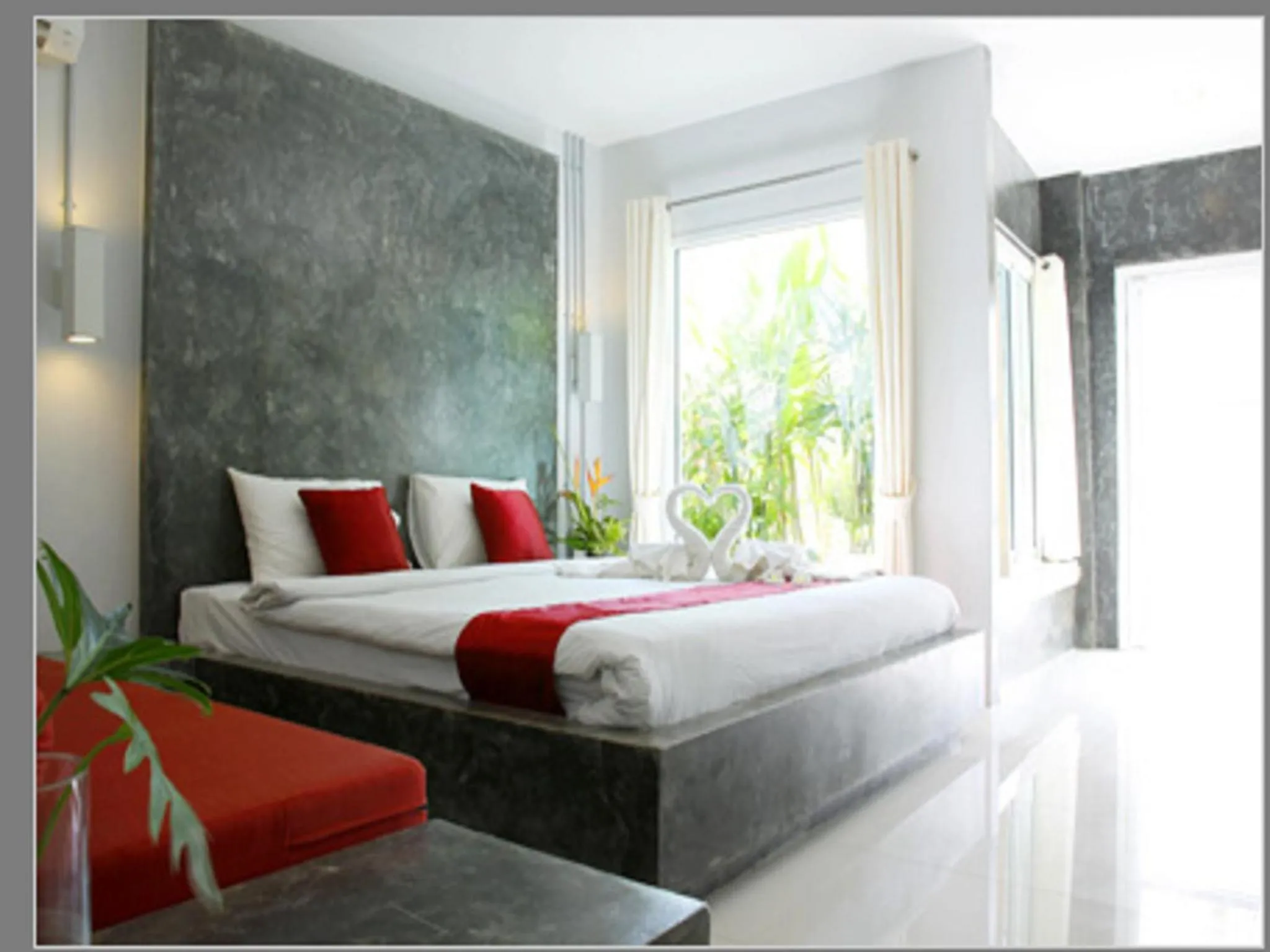 Bed in Aonang Paradise Resort Krabi