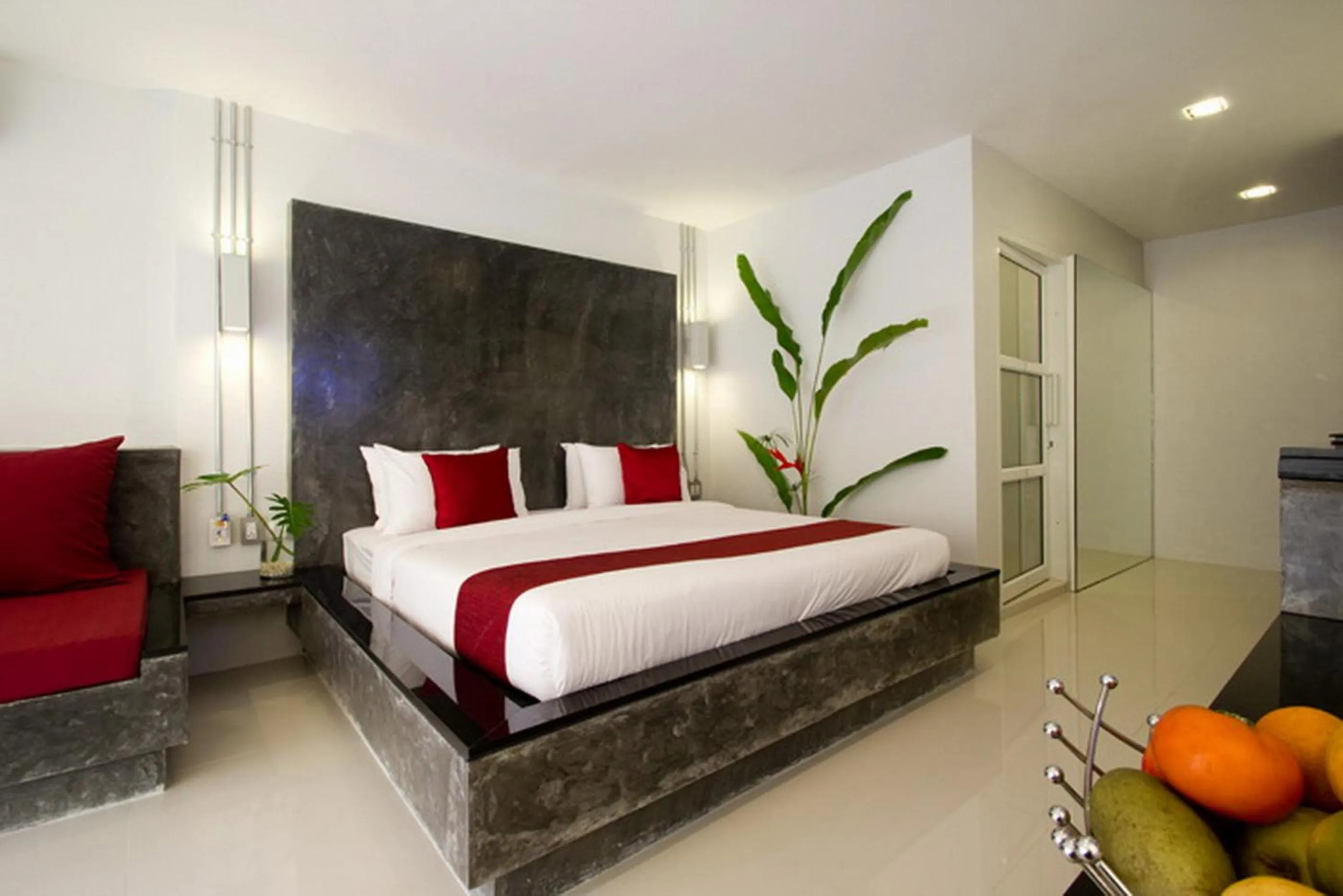 Bed in Aonang Paradise Resort Krabi