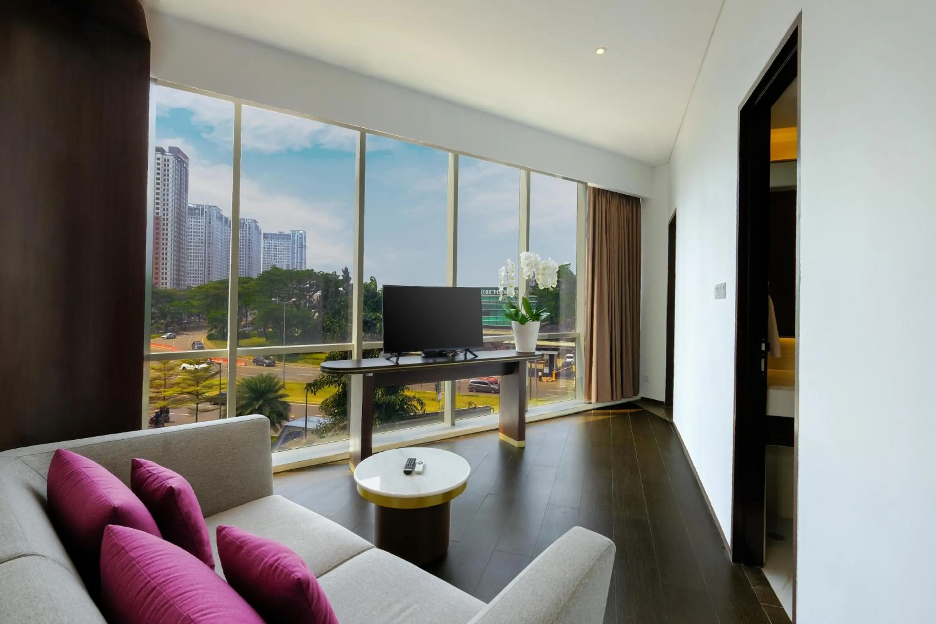 Living room in Atria Hotel Gading Serpong