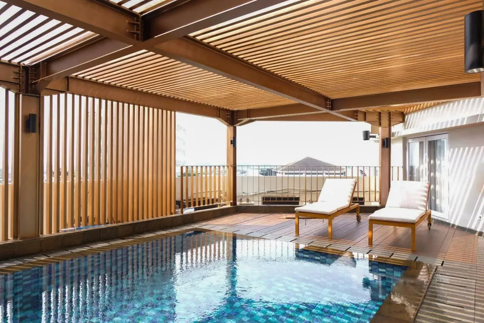 Pool view in Atria Hotel Gading Serpong Pool view in Atria Hotel Gading Serpong