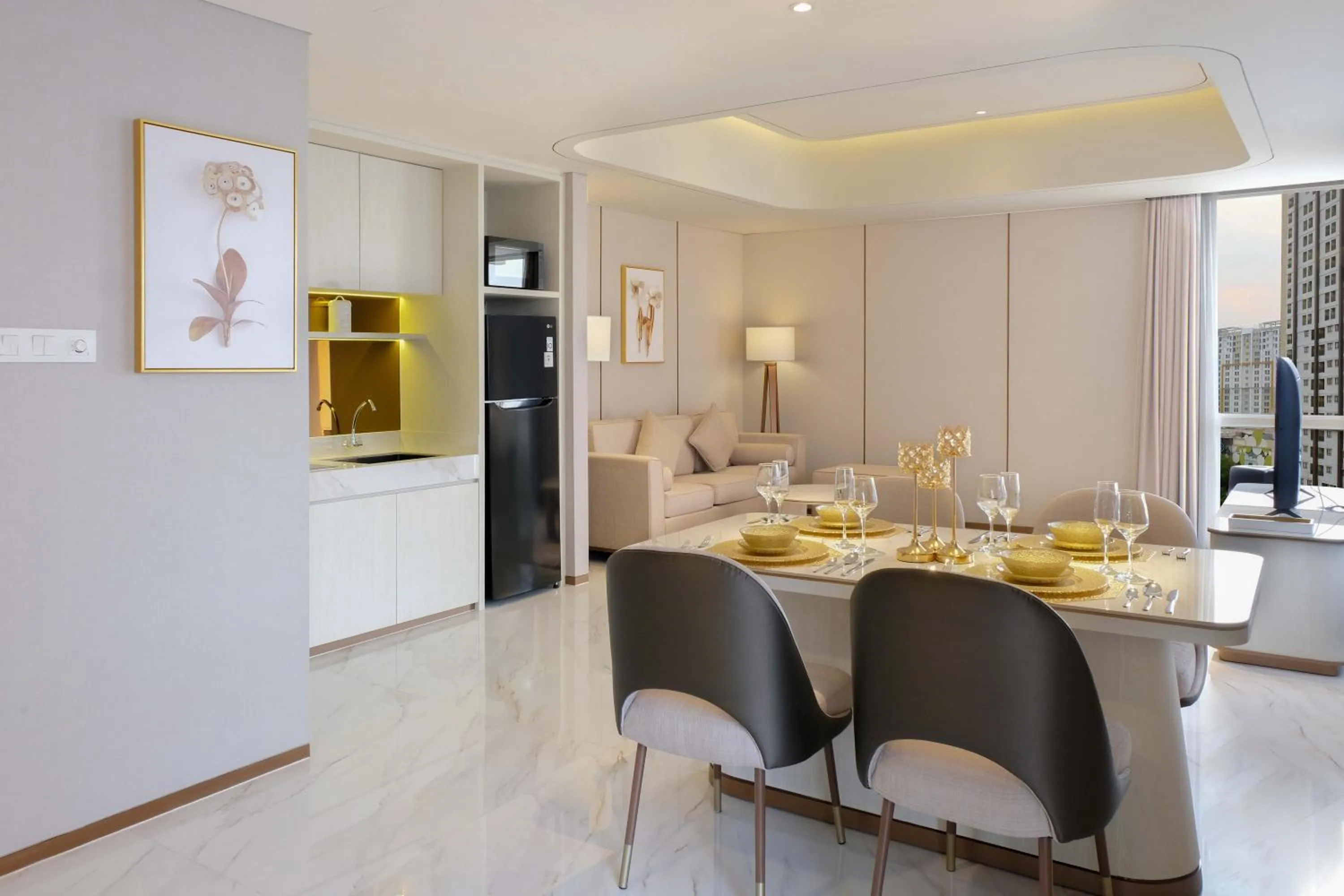 Living room in Atria Hotel Gading Serpong