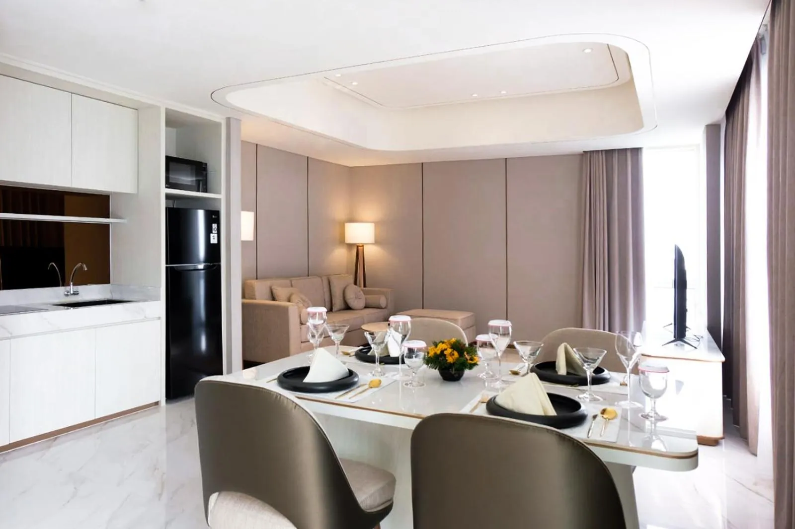 Living room in Atria Hotel Gading Serpong