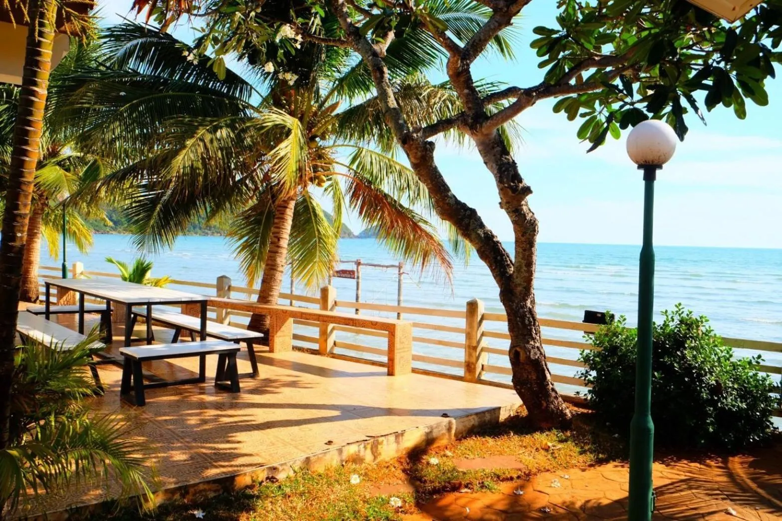 Balcony/Terrace in New Travel Beach Hotel & Resort