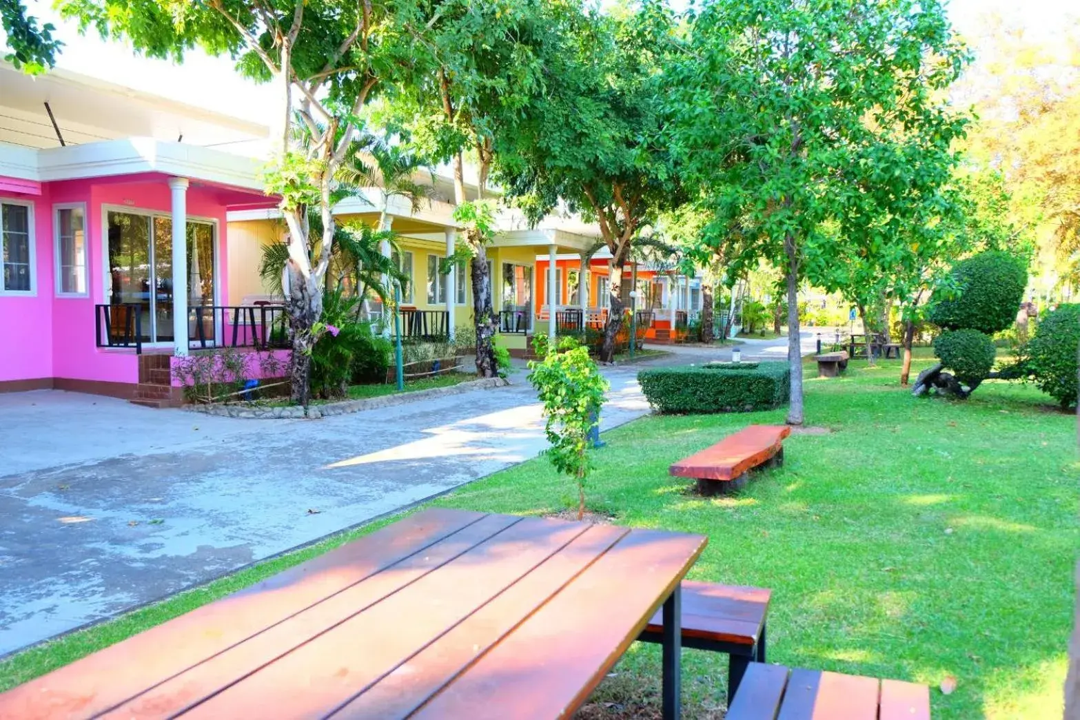 Garden view in New Travel Beach Hotel & Resort Garden view in New Travel Beach Hotel & Resort