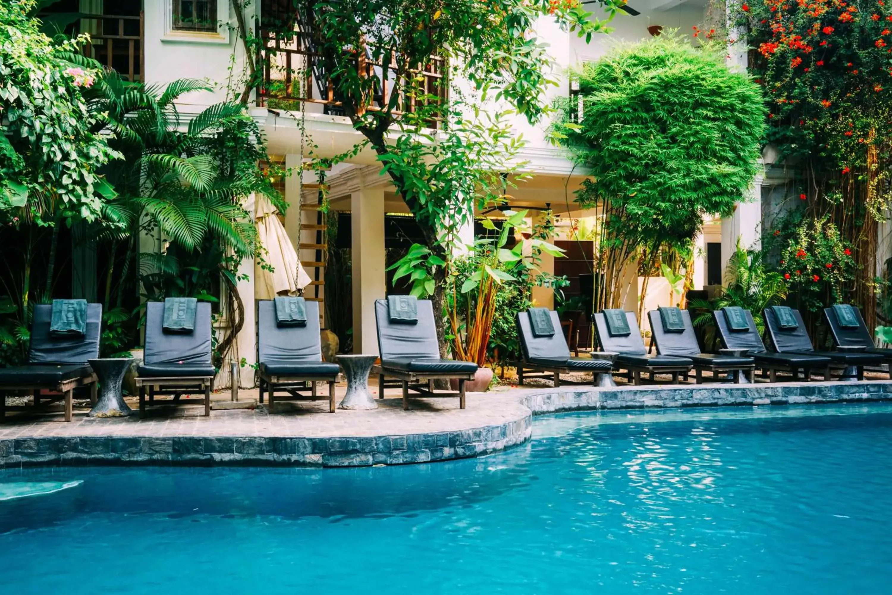 Pool view in Rambutan Resort – Siem Reap Pool view in Rambutan Resort – Siem Reap